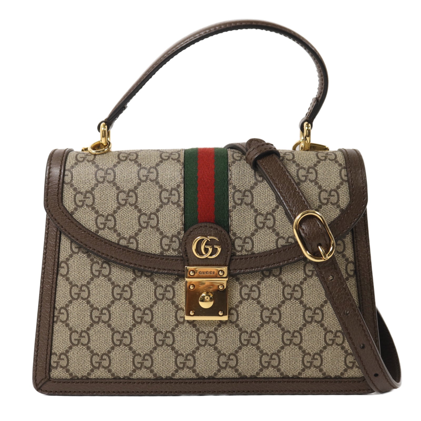 GUCCI 塗層帆布Top Handle手挽肩背兩用袋