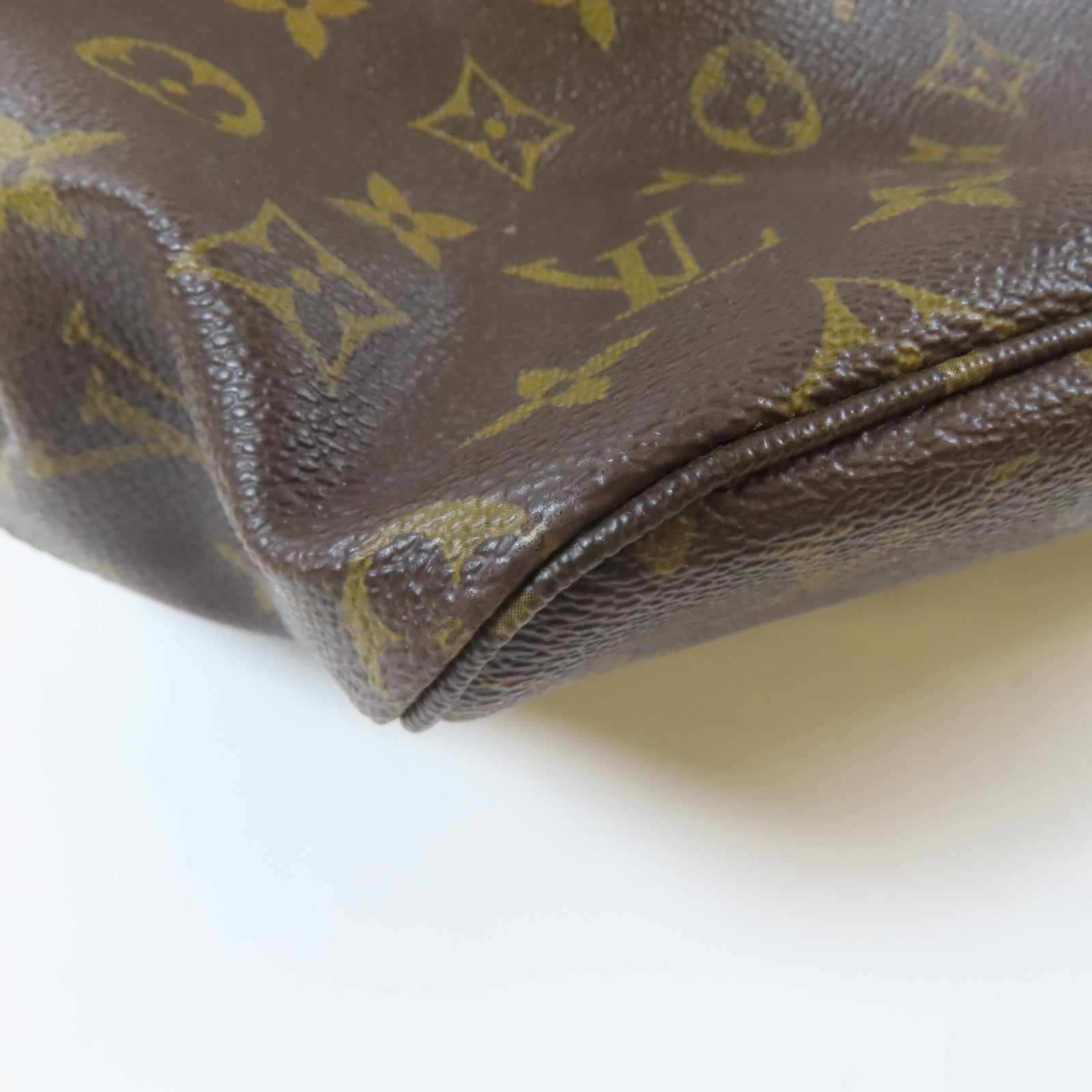 LOUIS VUITTON Monogram Neverfull GM金扣肩背袋啡色