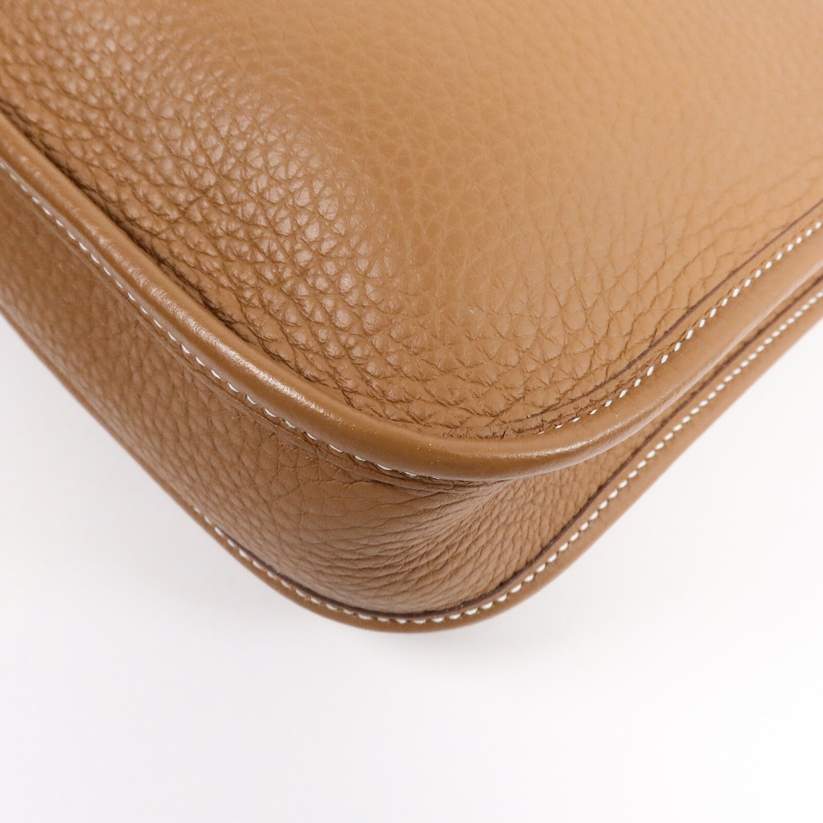 HERMES Clemence皮革Evelyne TPM肩背袋Gold