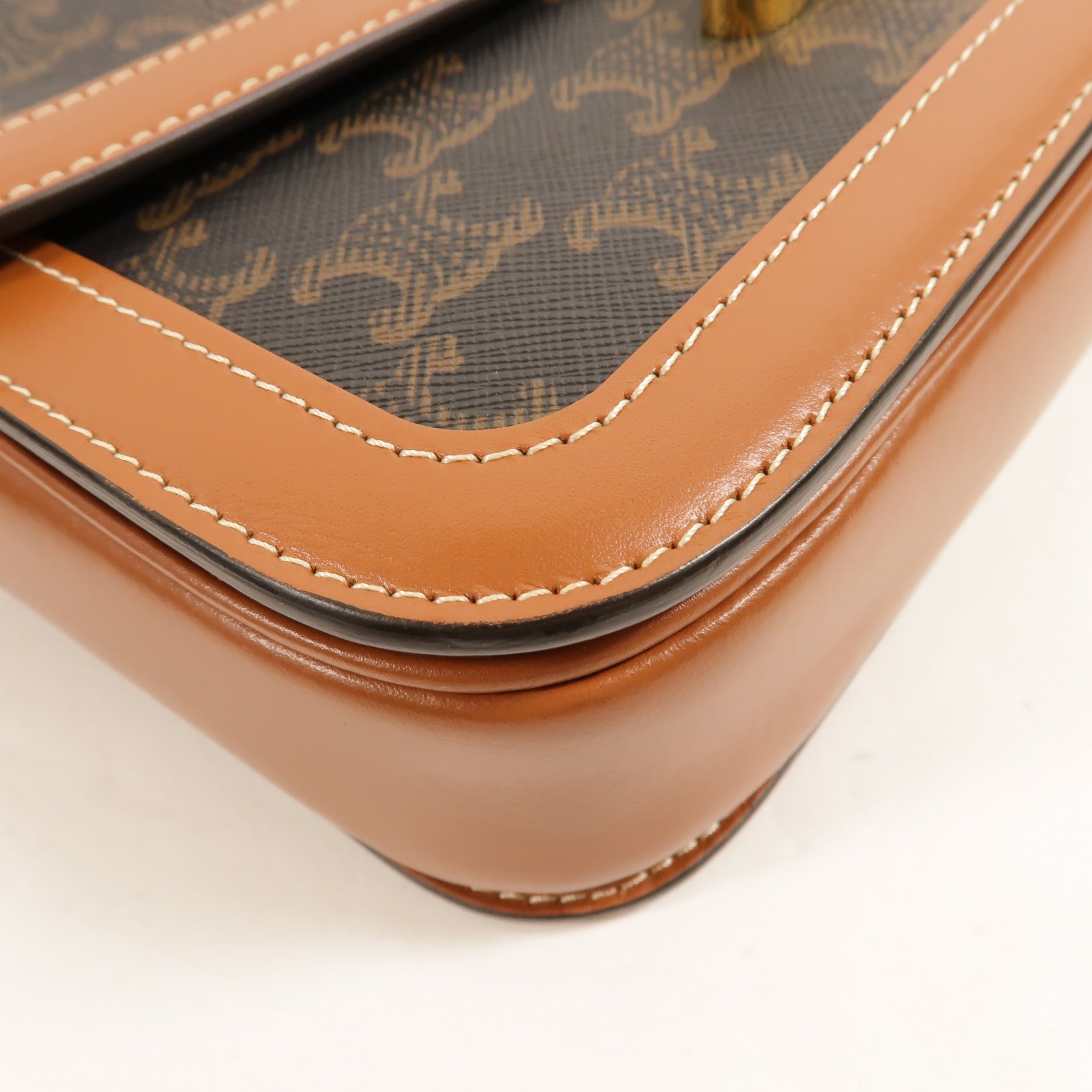 CELINE 塗層帆布Classique Triomphe肩背袋