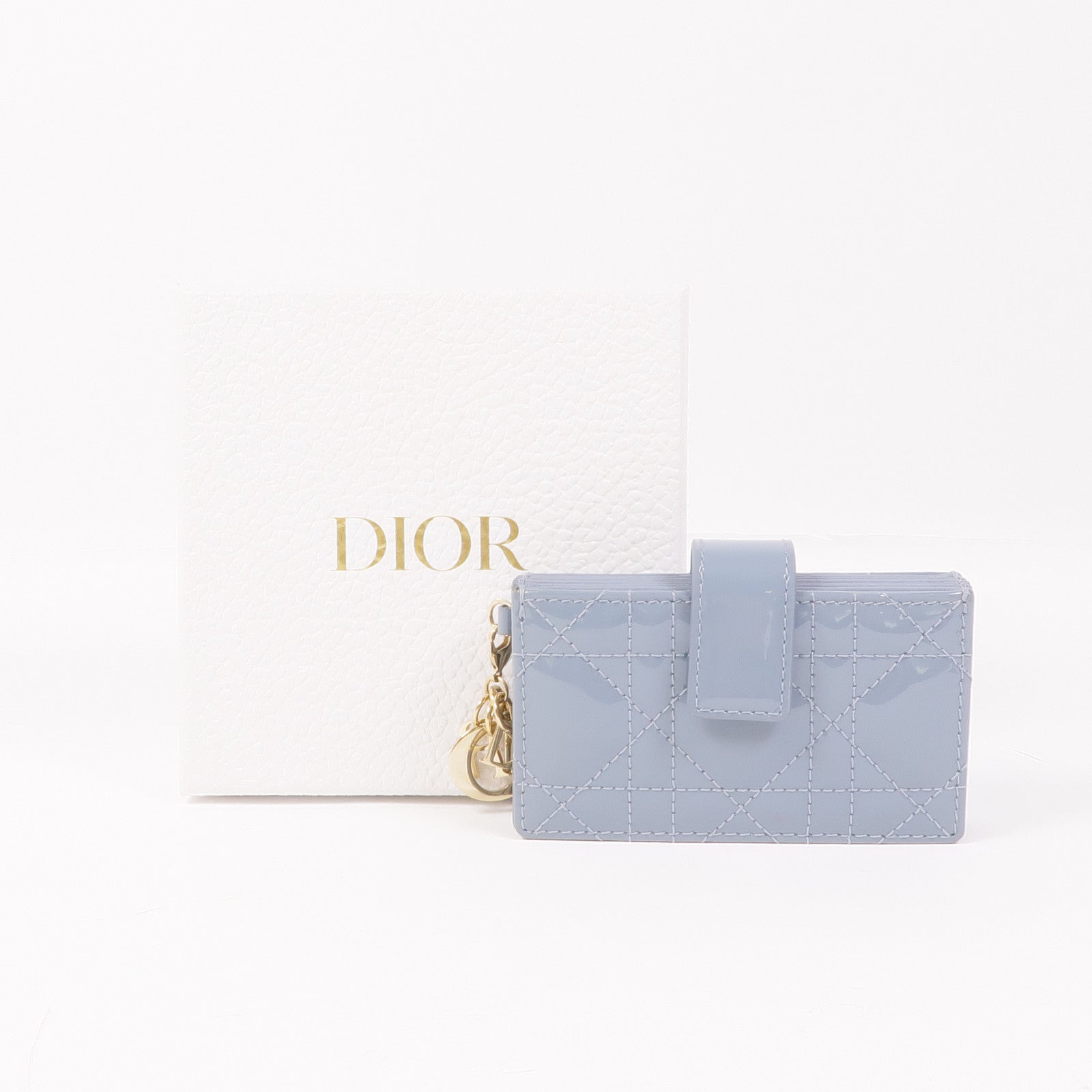 Dior 漆皮皮革Card Case金扣卡片套