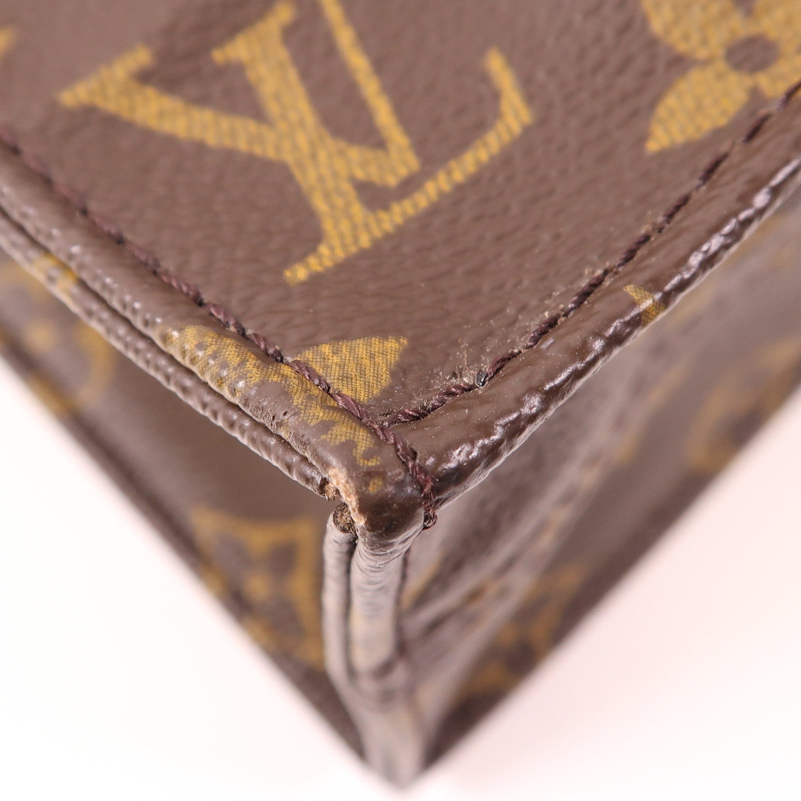 LOUIS VUITTON LV GHW Sac Plat Tote Bag M51140 Monogram Brown