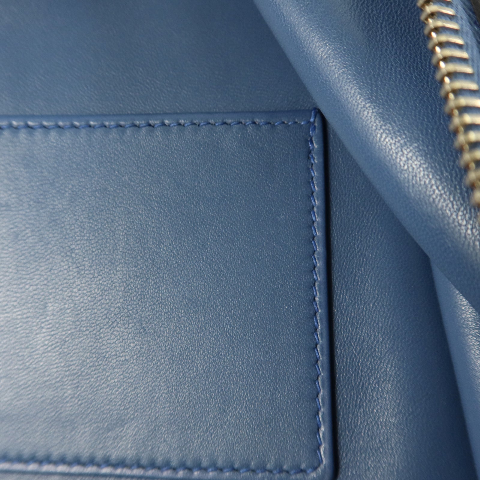HERMES Evercolor皮革Sac A Dos GR24銀扣背包Bleu Brighton