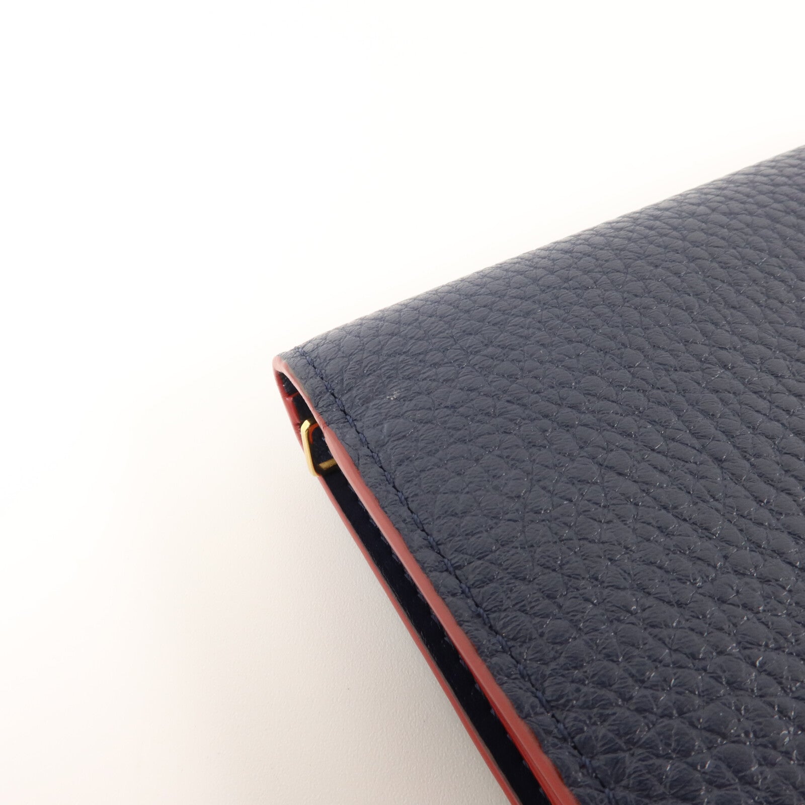 LOUIS VUITTON Taurillon Capucines Compact Wallet錢包