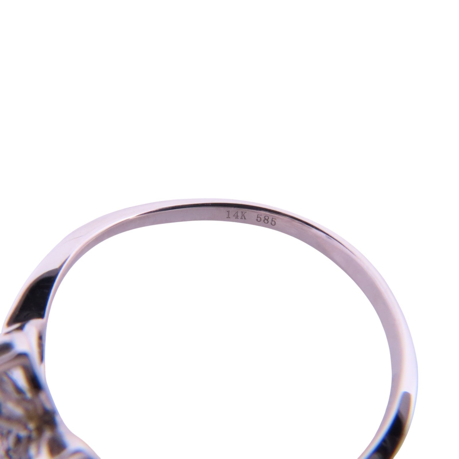 JEWELRY 14K白金Diamond Ring鑽石戒指US#8.75