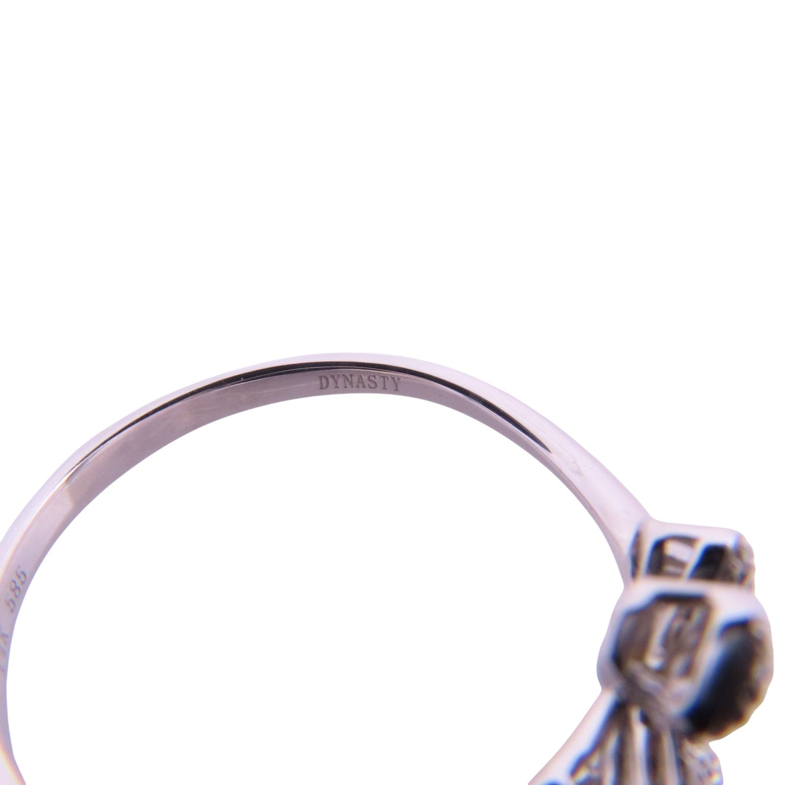 JEWELRY 14K白金Diamond Ring鑽石戒指US#8.75