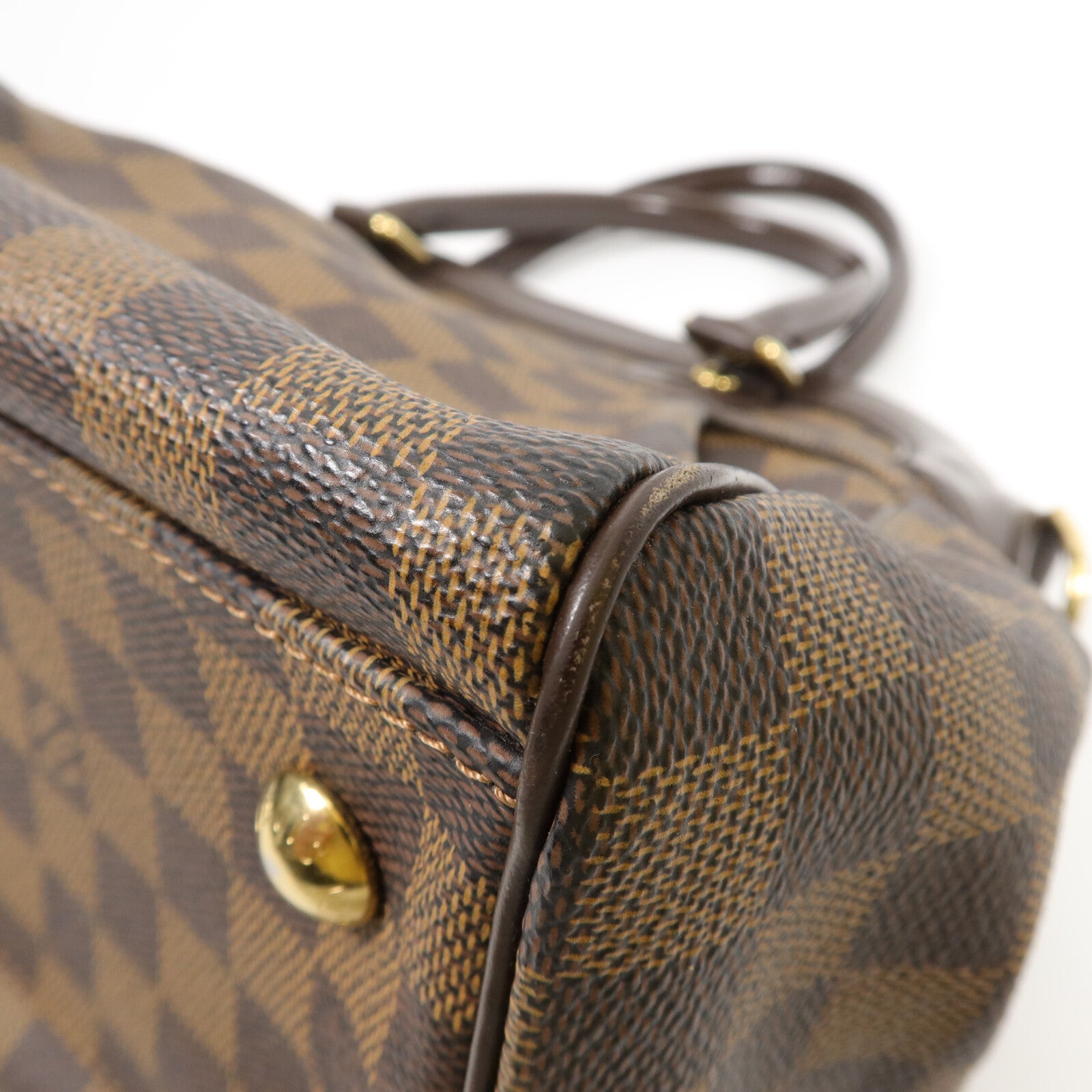 LOUIS VUITTON Damier Trevi手挽肩背兩用袋