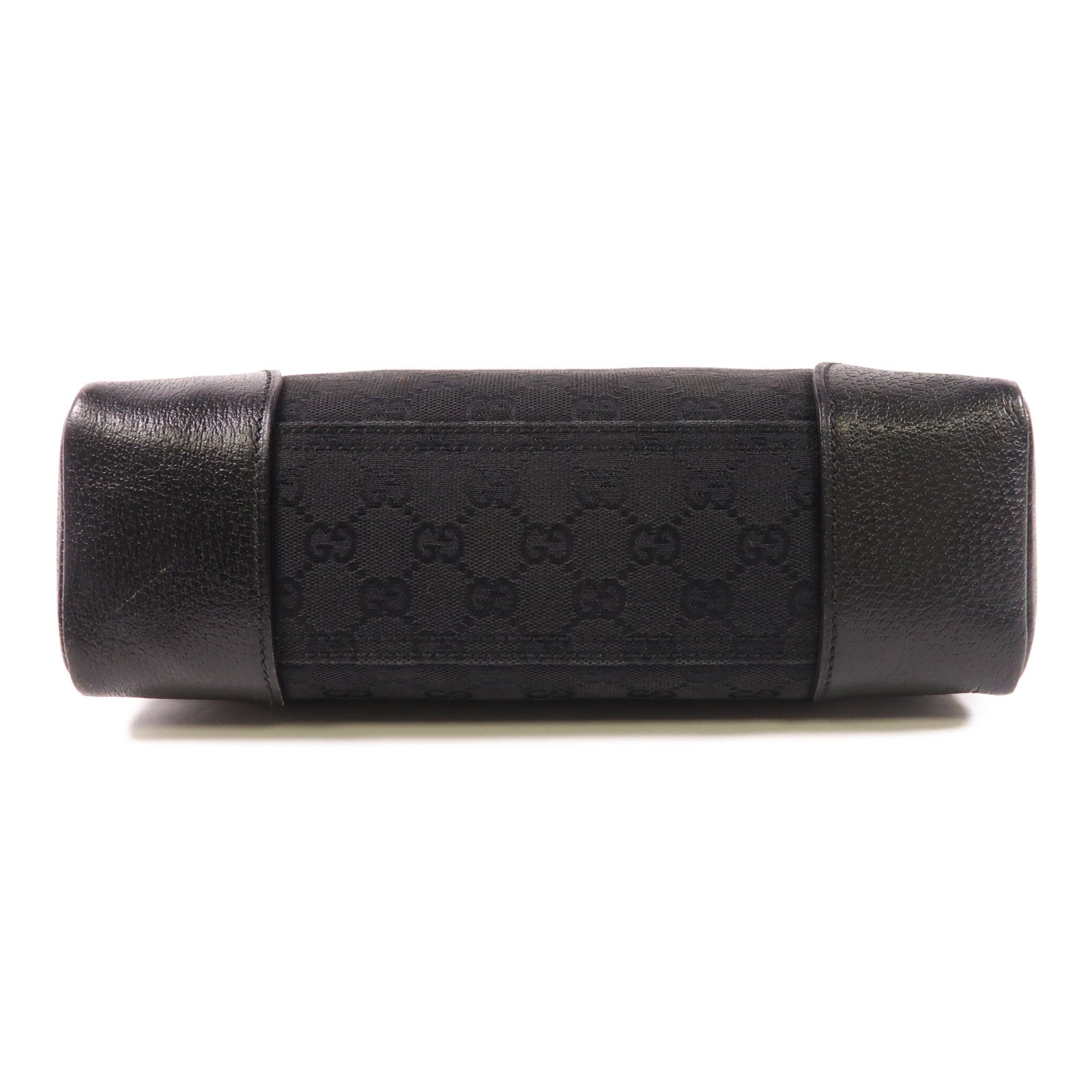 GUCCI 帆布Shoulder Bag銀扣肩背袋