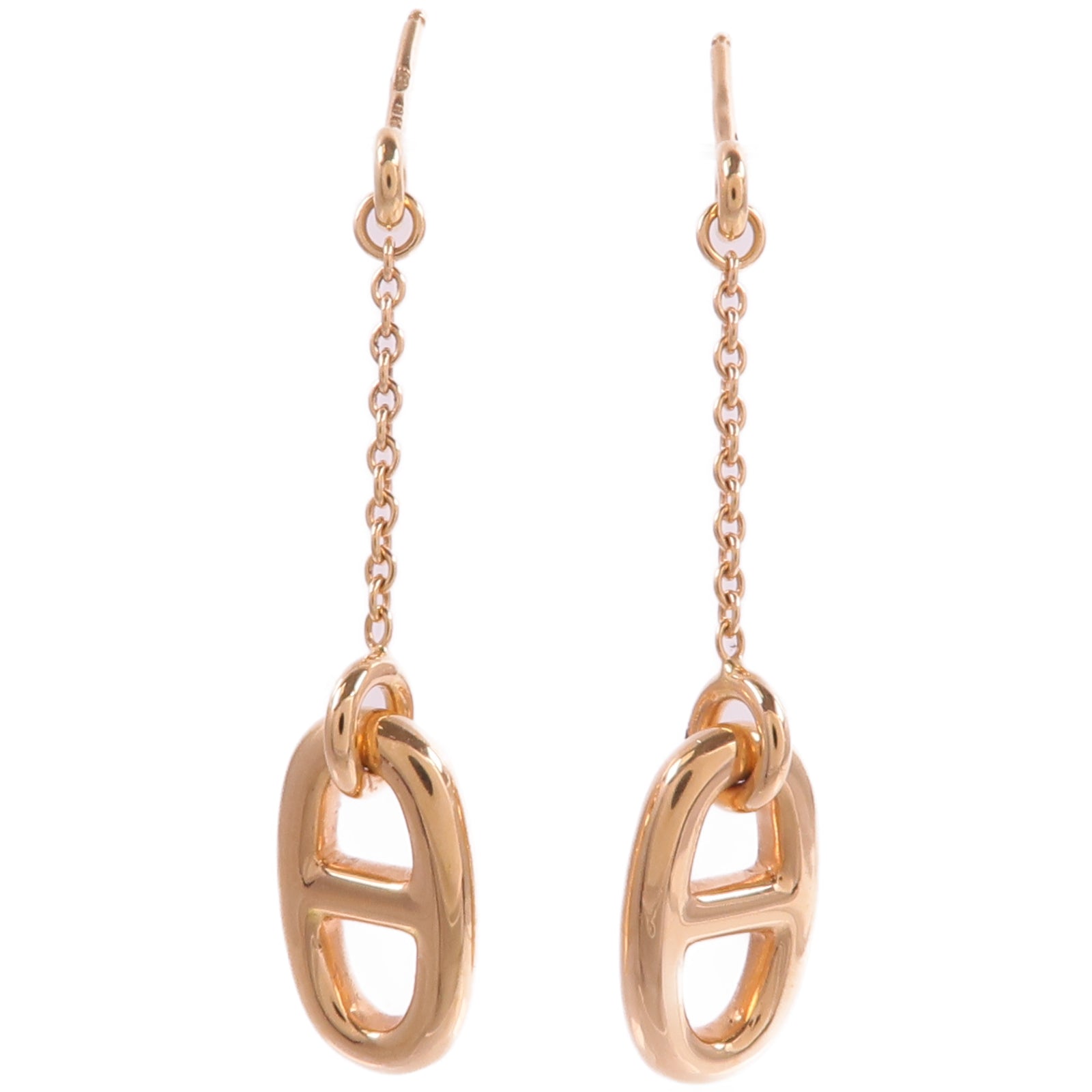 HERMES 18K玫瑰金Farandole Earrings耳環