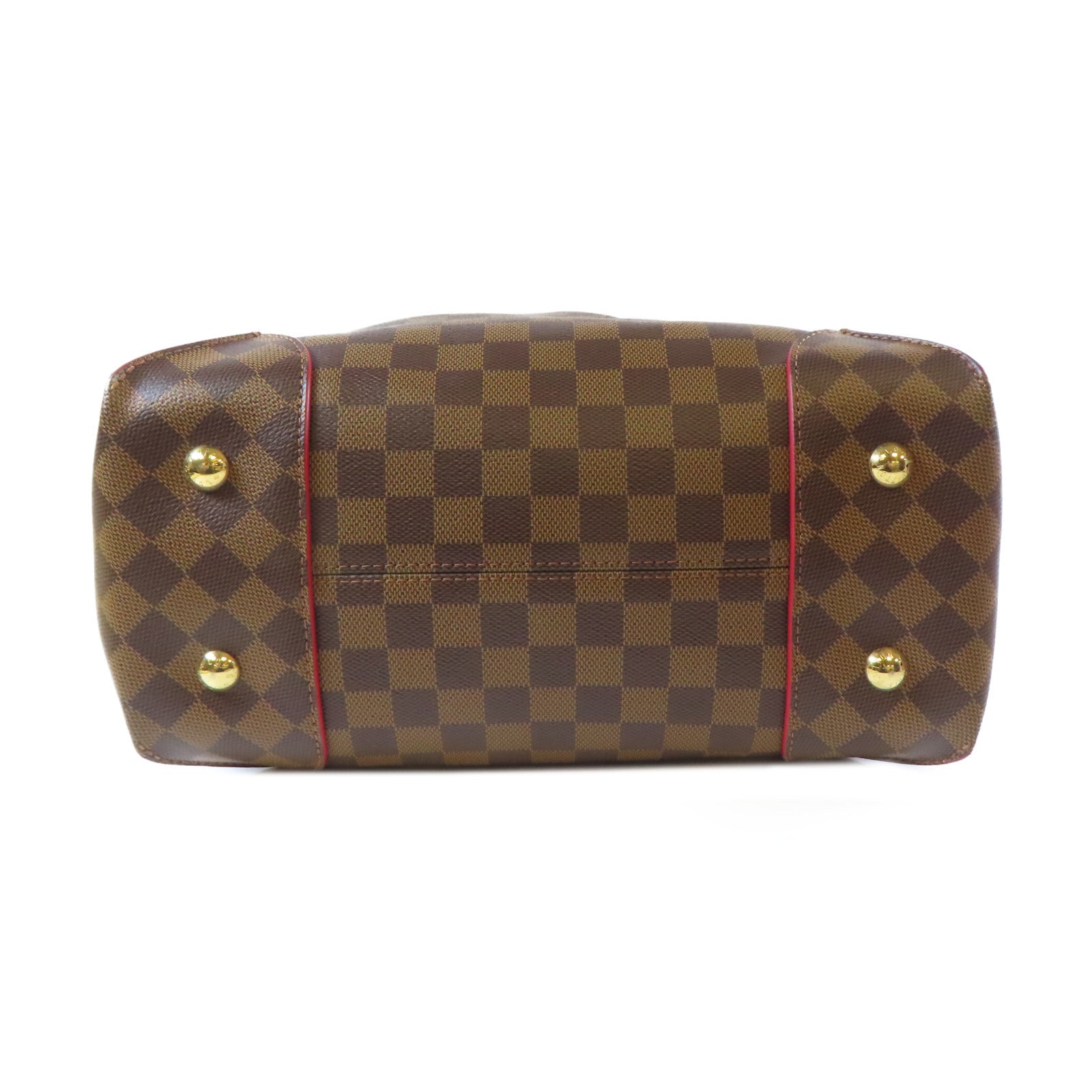 LOUIS VUITTON Damier Caissa Hobo金扣肩背袋啡色