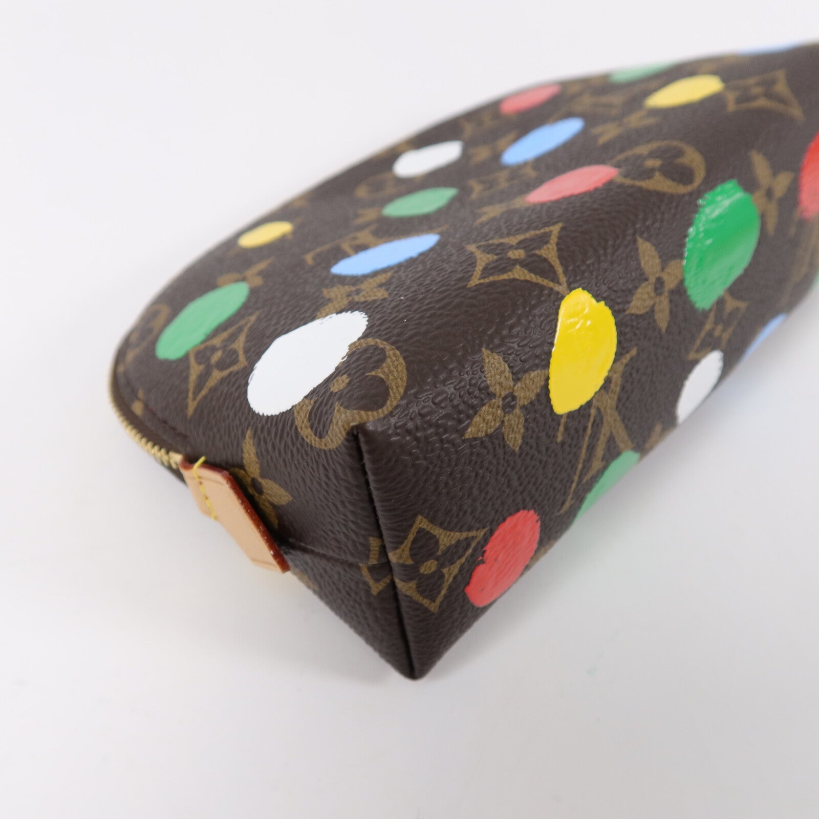 LOUIS VUITTON Monogram LV X Yayoi Kusama Cosmetic Pouch PM配件袋