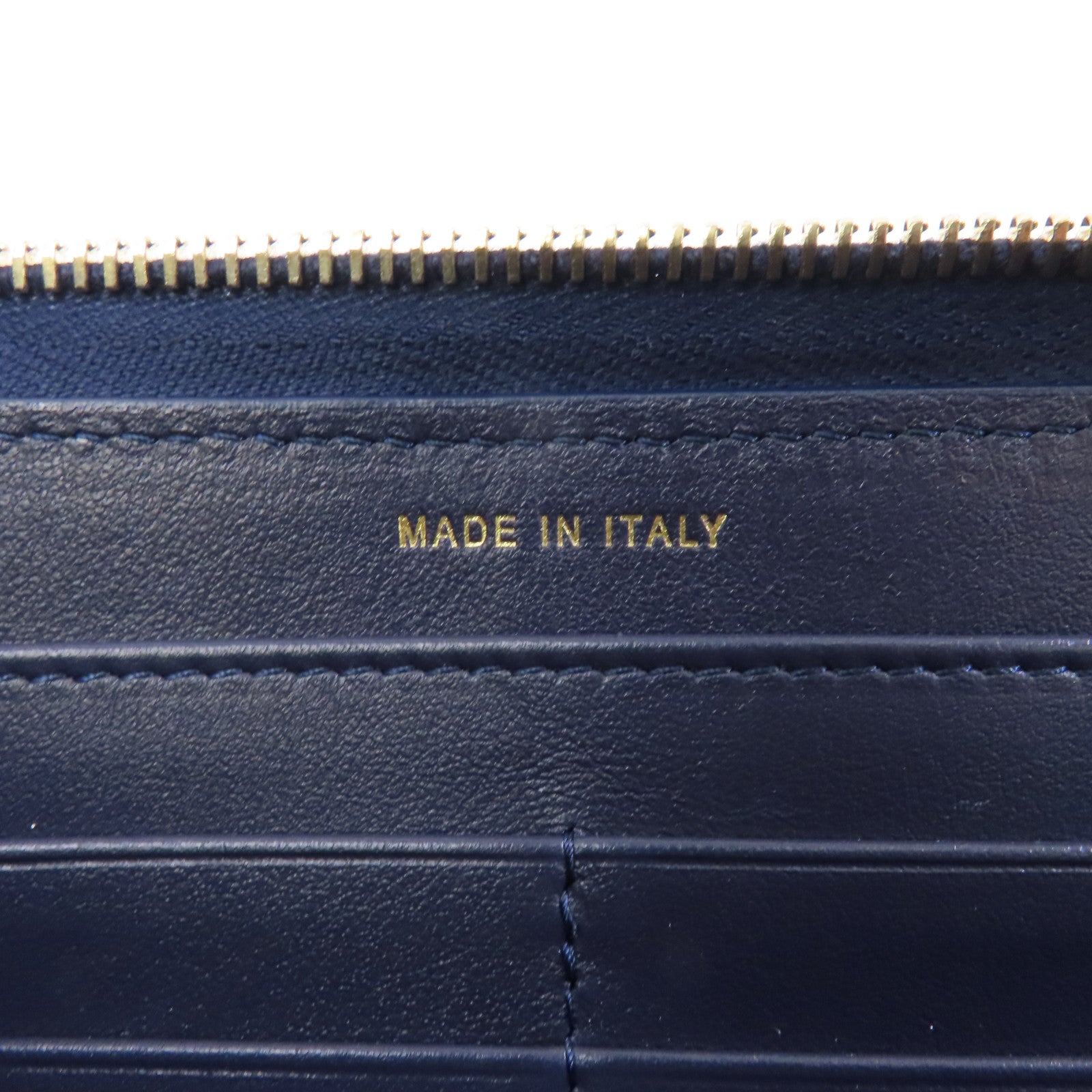 CHANEL 【激減優惠】牛仔布Zipped Long Wallet金扣長錢包藍色