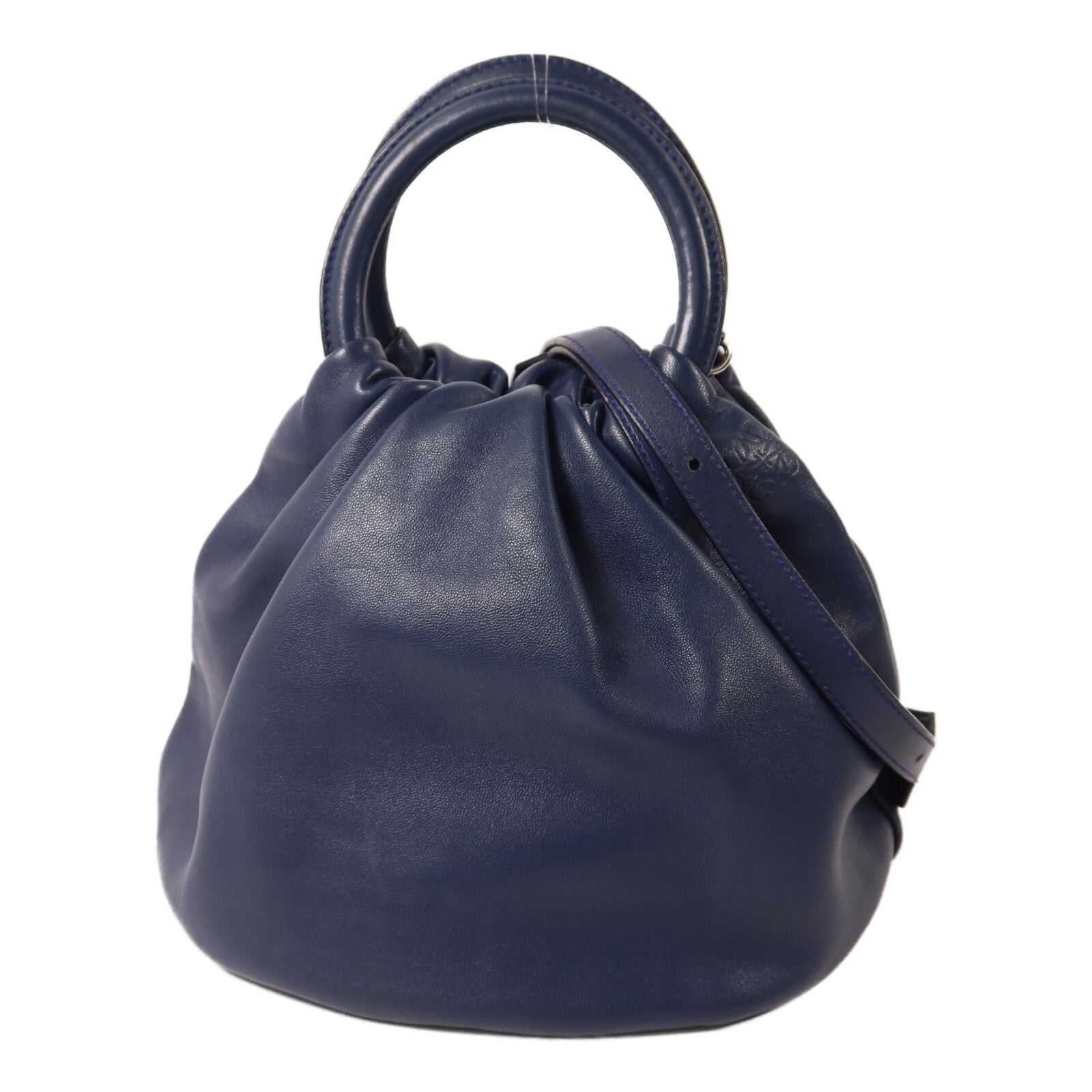 LOEWE 羊皮皮革Bucket Bounce Bag手挽肩背兩用袋