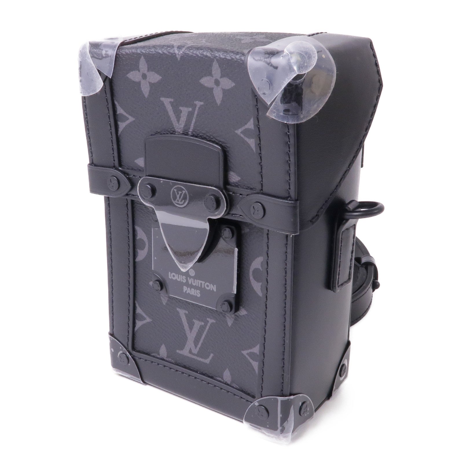 LOUIS VUITTON Monogram Eclipse Vertical Trunk Wearable Wallet肩背袋