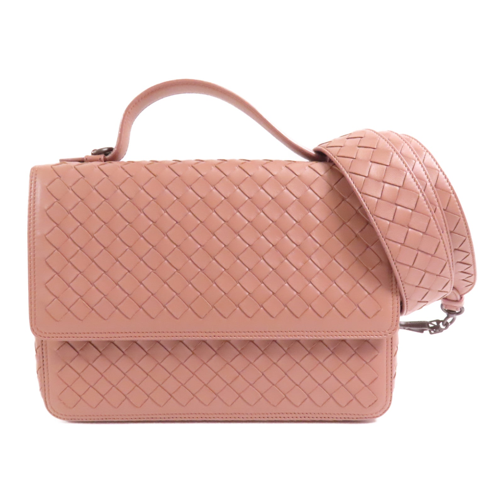 BOTTEGA VENETA 織紋皮革2 Way Shoulder手挽肩背兩用袋