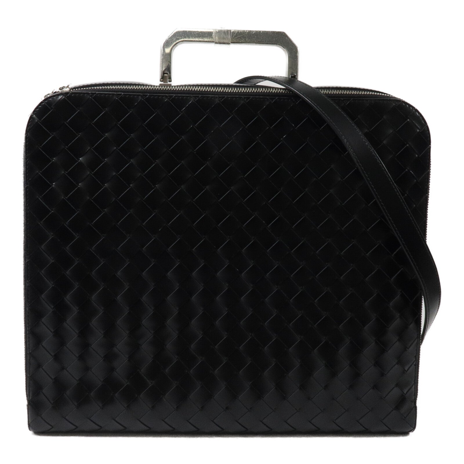 BOTTEGA VENETA 織紋皮革Cassette Briefcase肩背袋