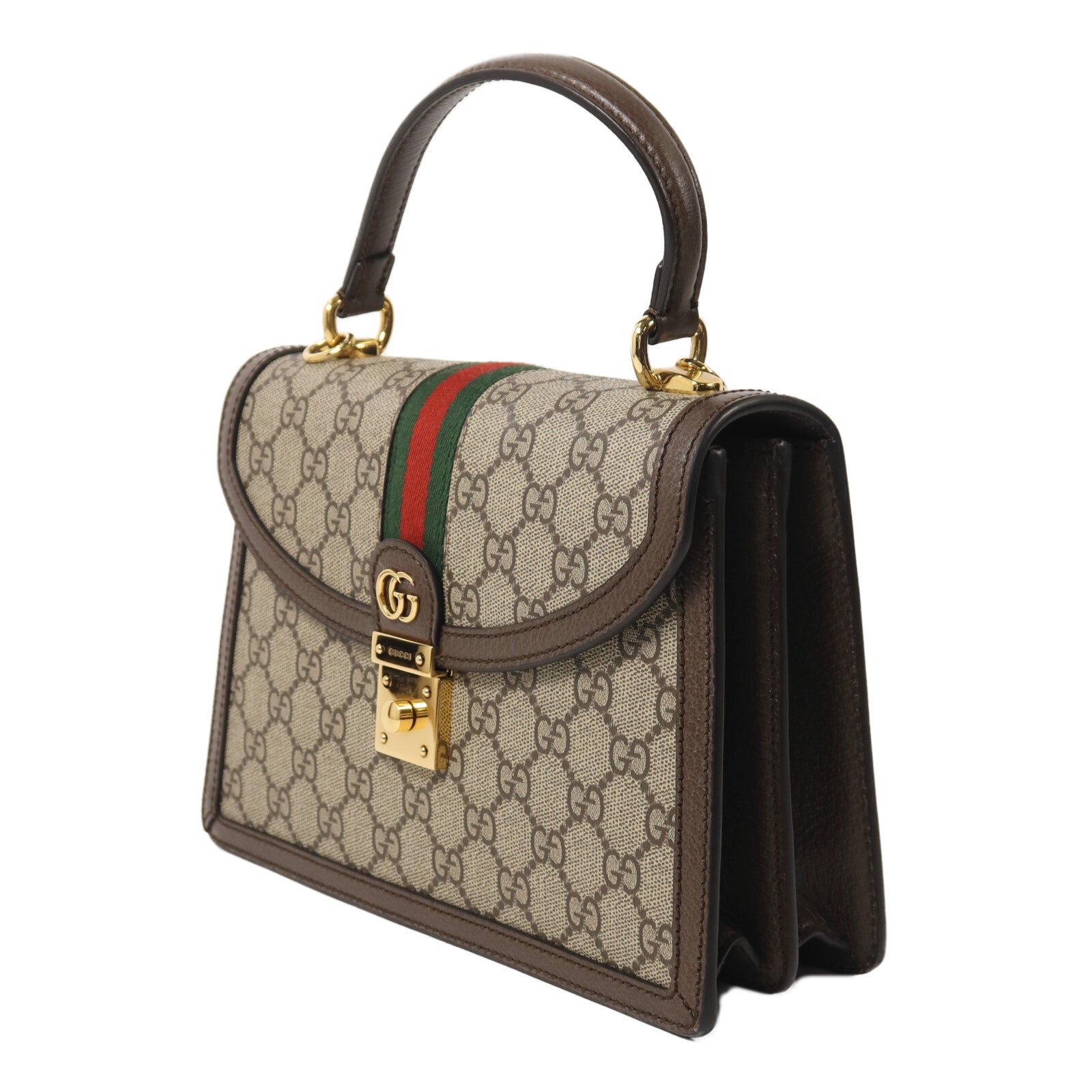 GUCCI 塗層帆布Top Handle手挽肩背兩用袋