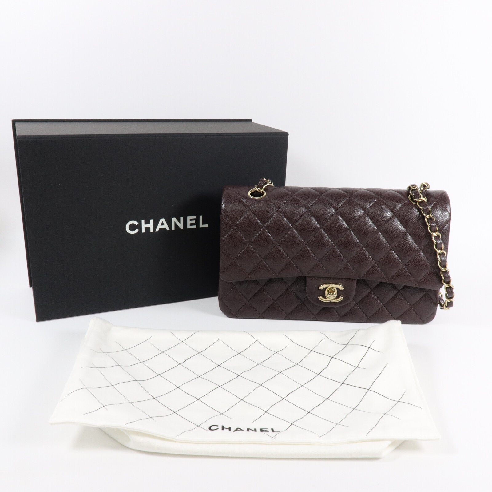 CHANEL 牛皮皮革Classic 25鏈帶肩背袋