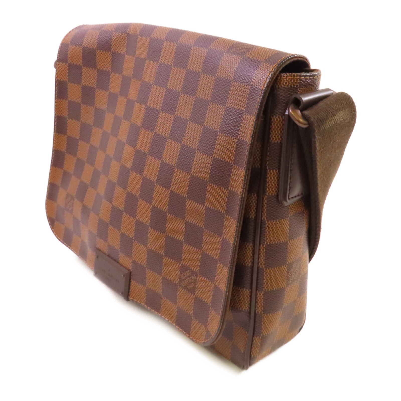 LOUIS VUITTON Damier Ebene Brooklyn MM Shoulder Bag肩背袋啡色