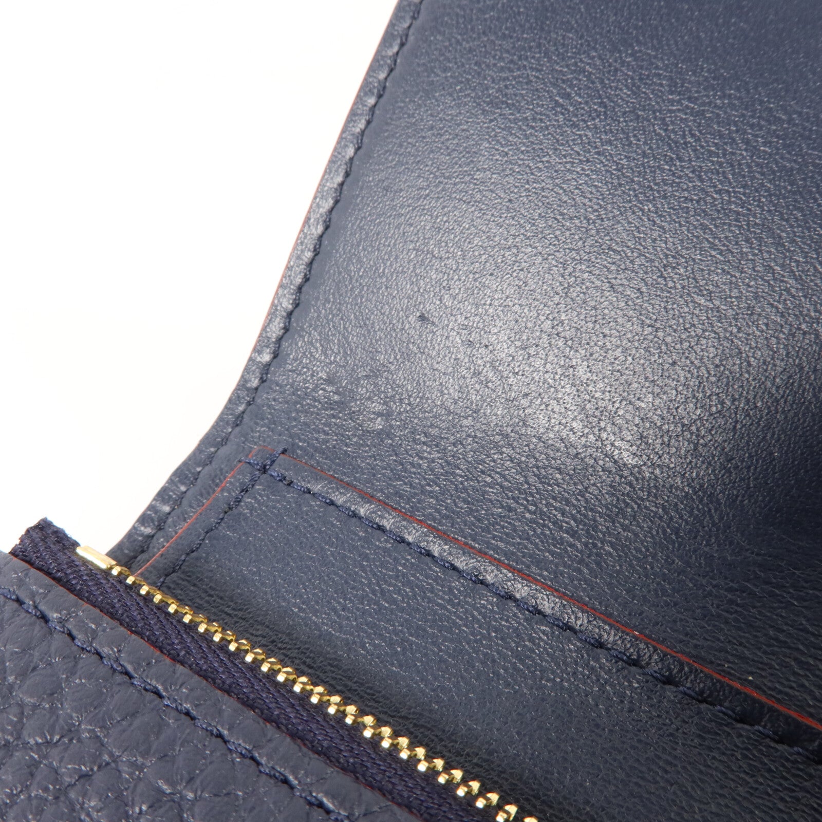 LOUIS VUITTON Taurillon Capucines Compact Wallet錢包