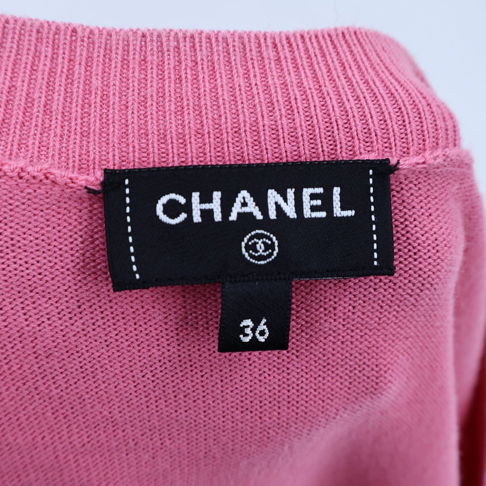 CHANEL Cotton Look 38 Knitted Sweater針織