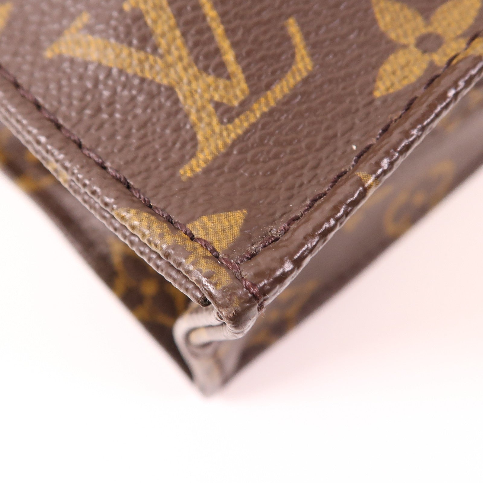 LOUIS VUITTON LV GHW Sac Plat Tote Bag M51140 Monogram Brown