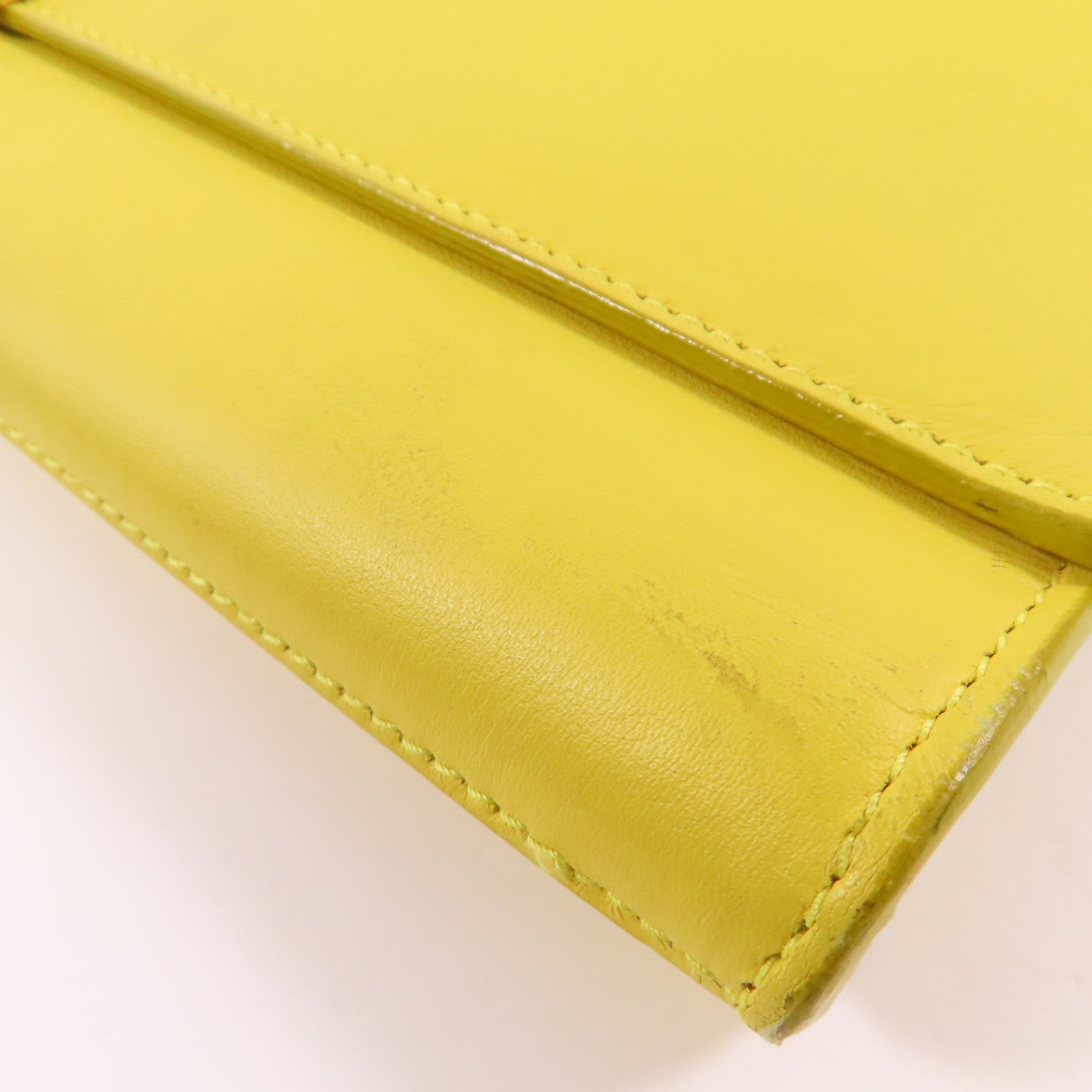 SAINT LAURENT 牛皮皮革Clutch金扣手拿包
