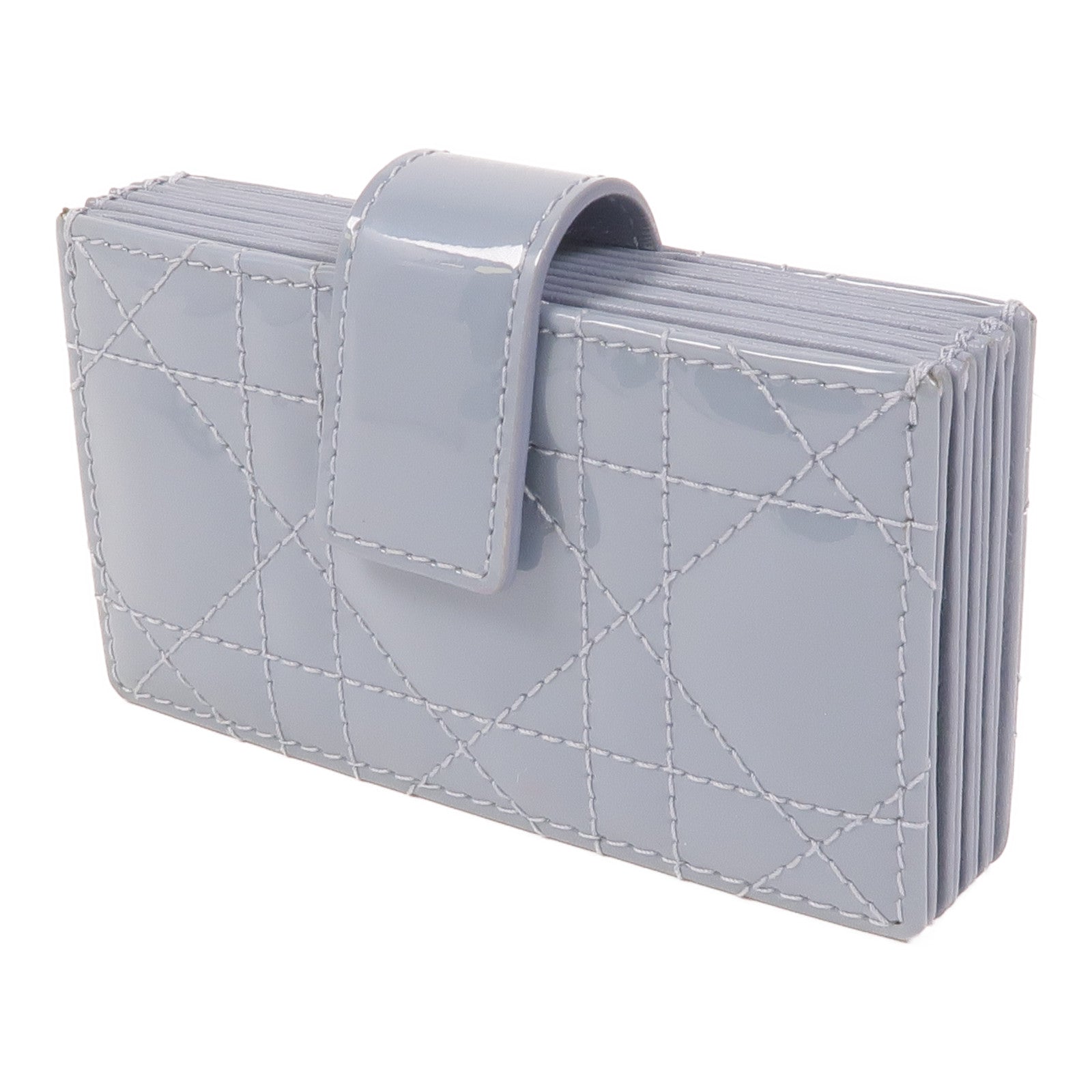 Dior 漆皮皮革Card Case金扣卡片套