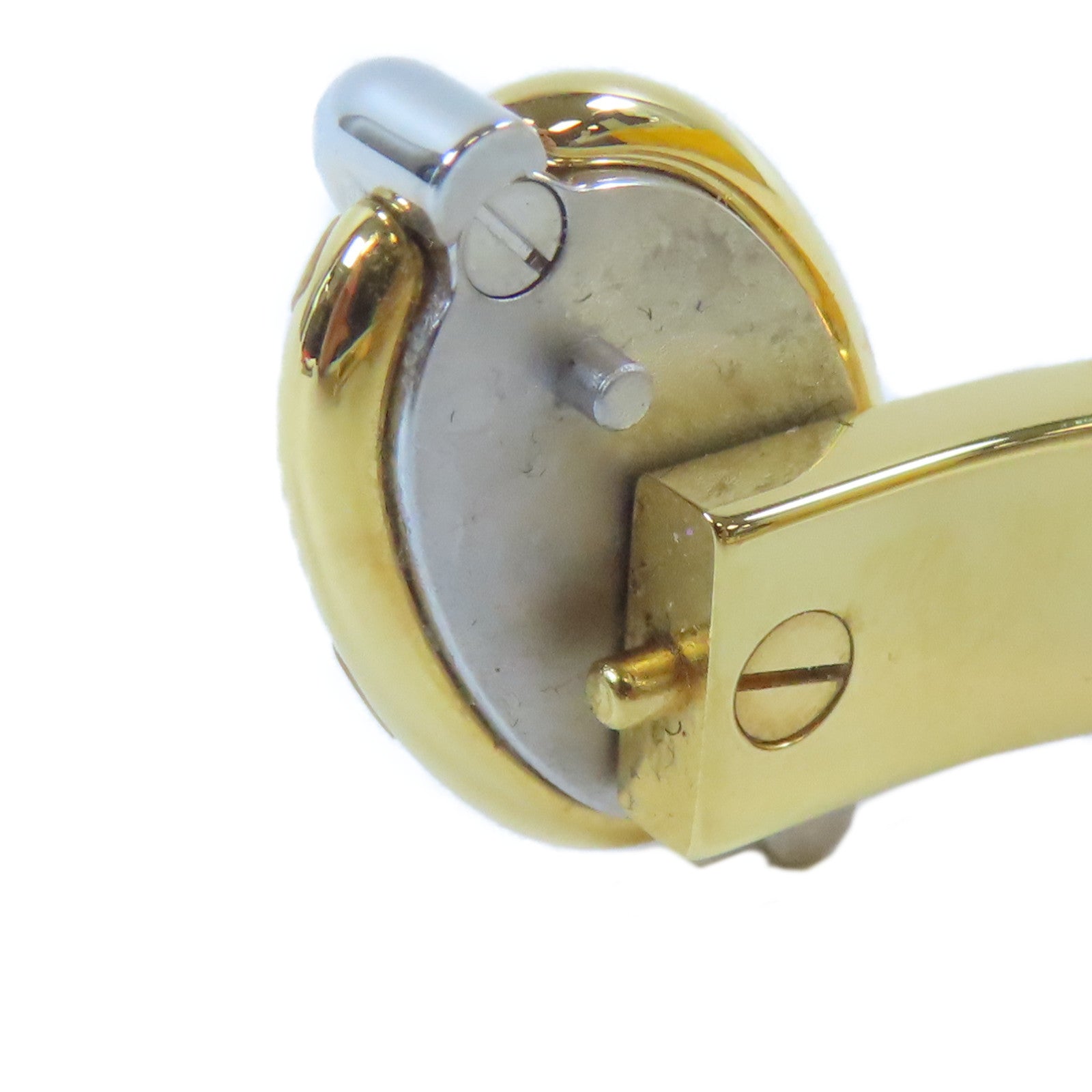 HERMES 【激減優惠】金屬Mini Clic Chaine D'Ancre Bracelet手鐲金色/白色