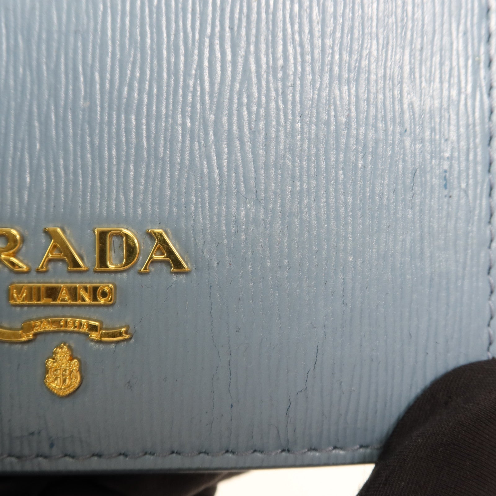 PRADA 牛皮皮革Card Case金扣卡片套