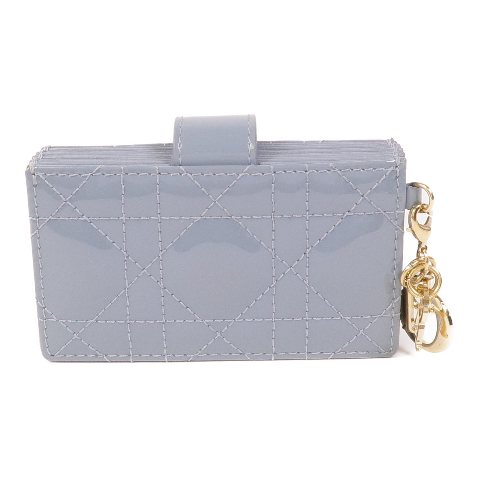Dior 漆皮皮革Card Case金扣卡片套