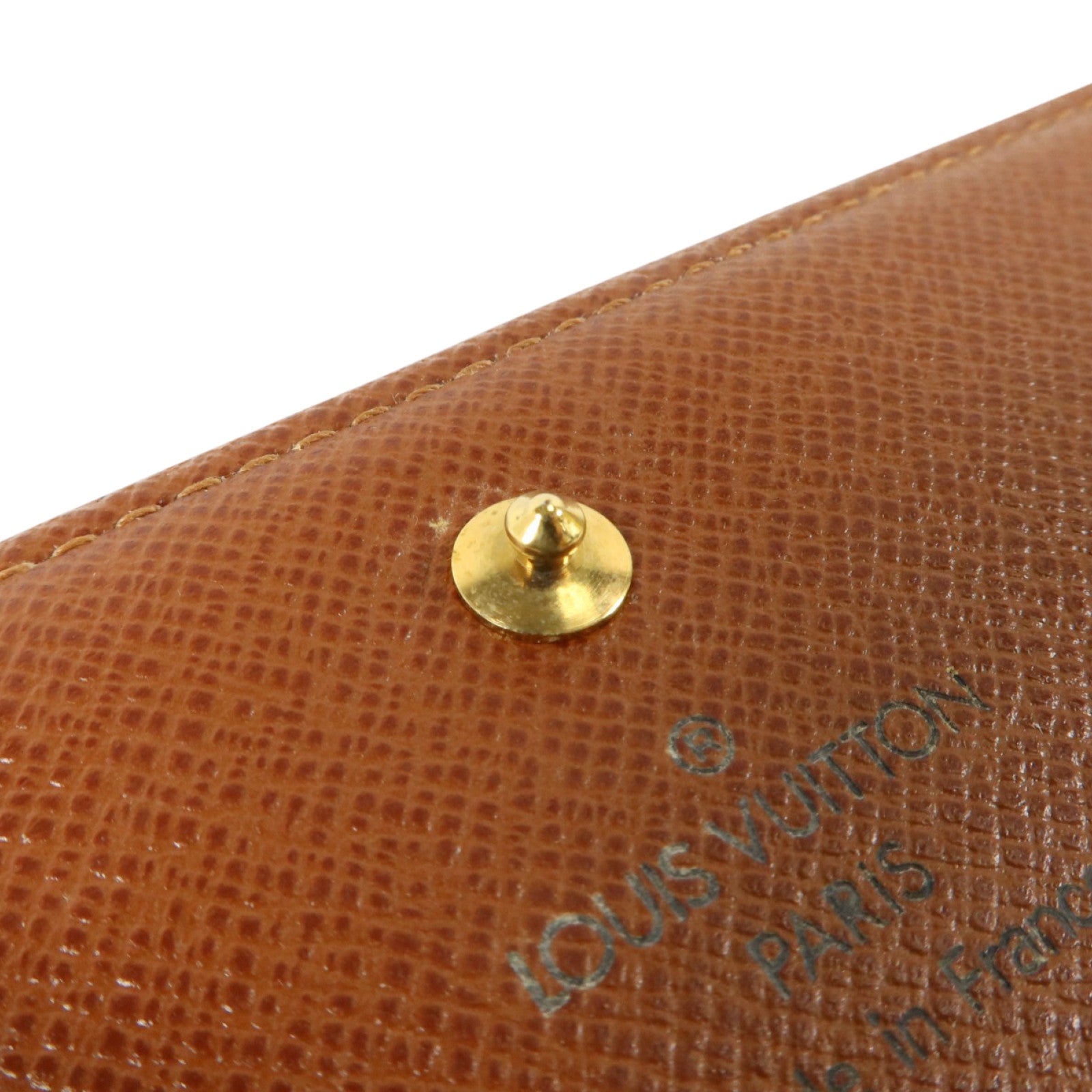 LOUIS VUITTON Monogram Porte Monnaie Billets Tresor金扣長錢包