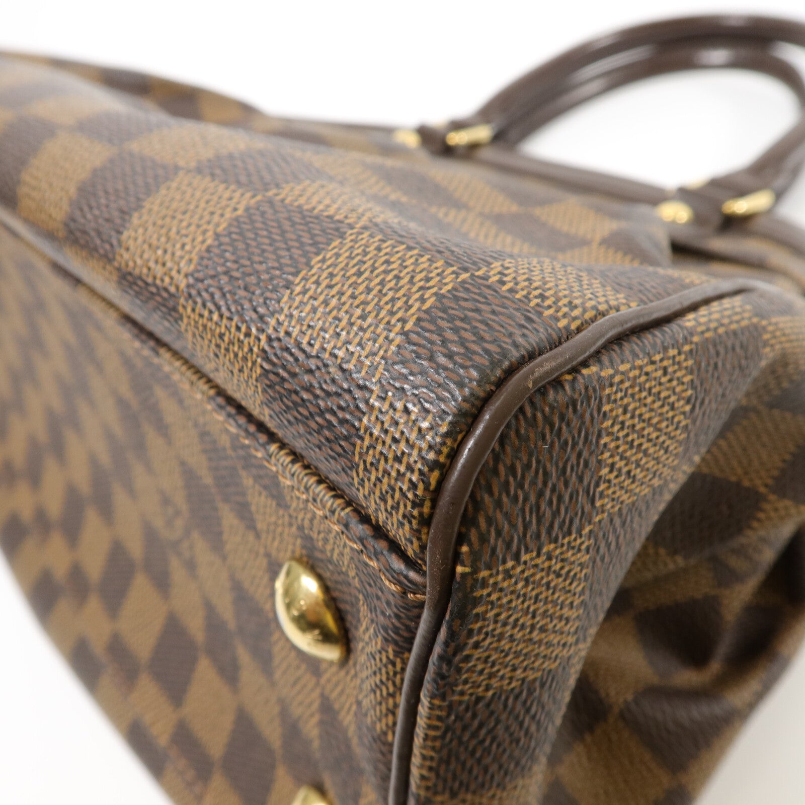 LOUIS VUITTON Damier Trevi手挽肩背兩用袋