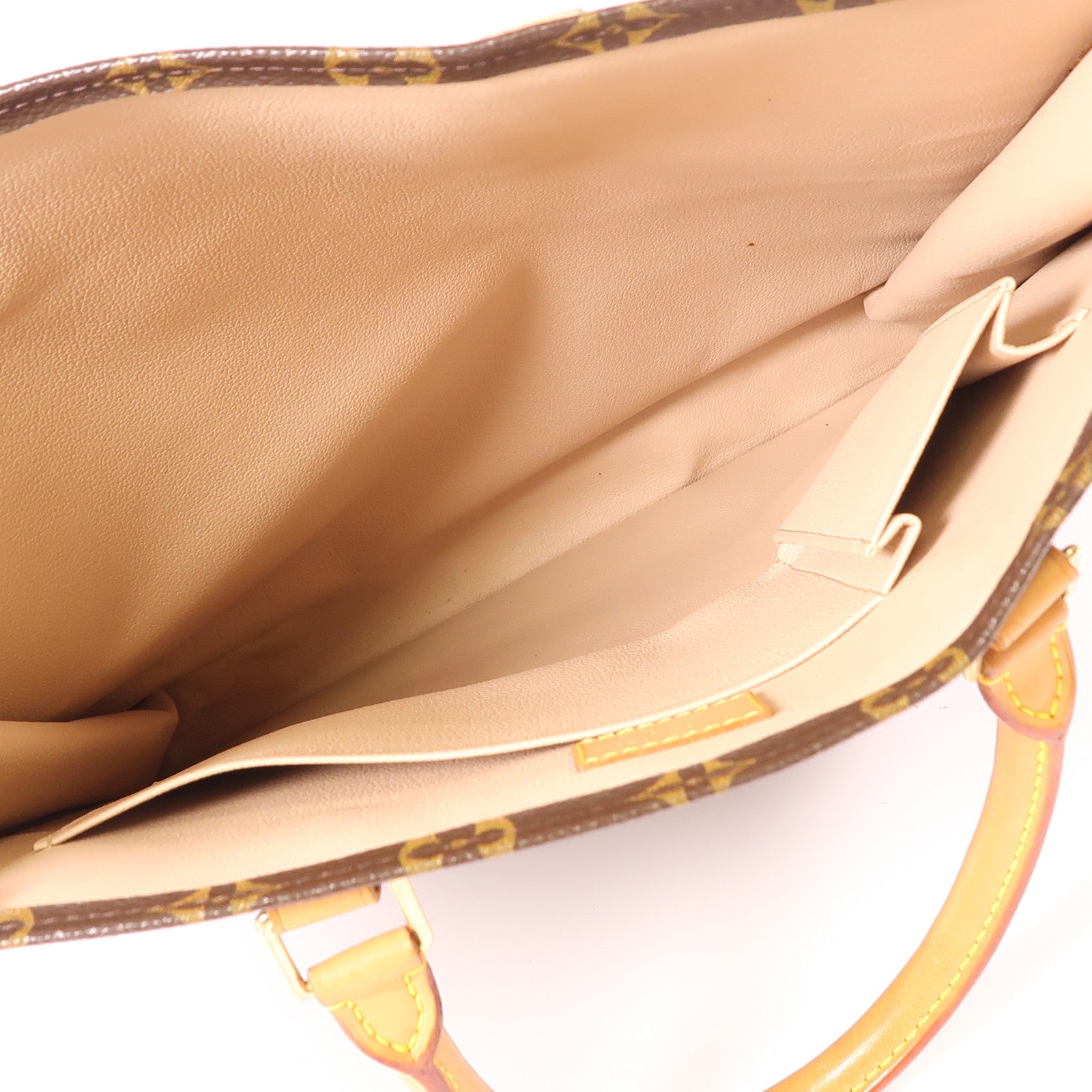 LOUIS VUITTON LV GHW Sac Plat Tote Bag M51140 Monogram Brown