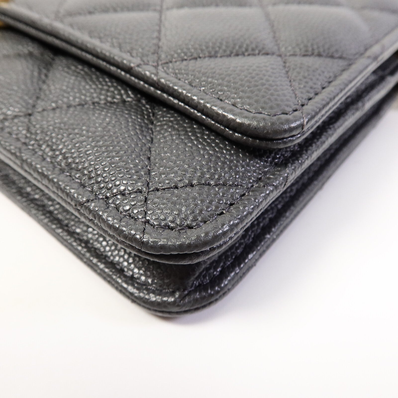 CHANEL 牛皮皮革Wallet On Chain鏈帶肩背袋