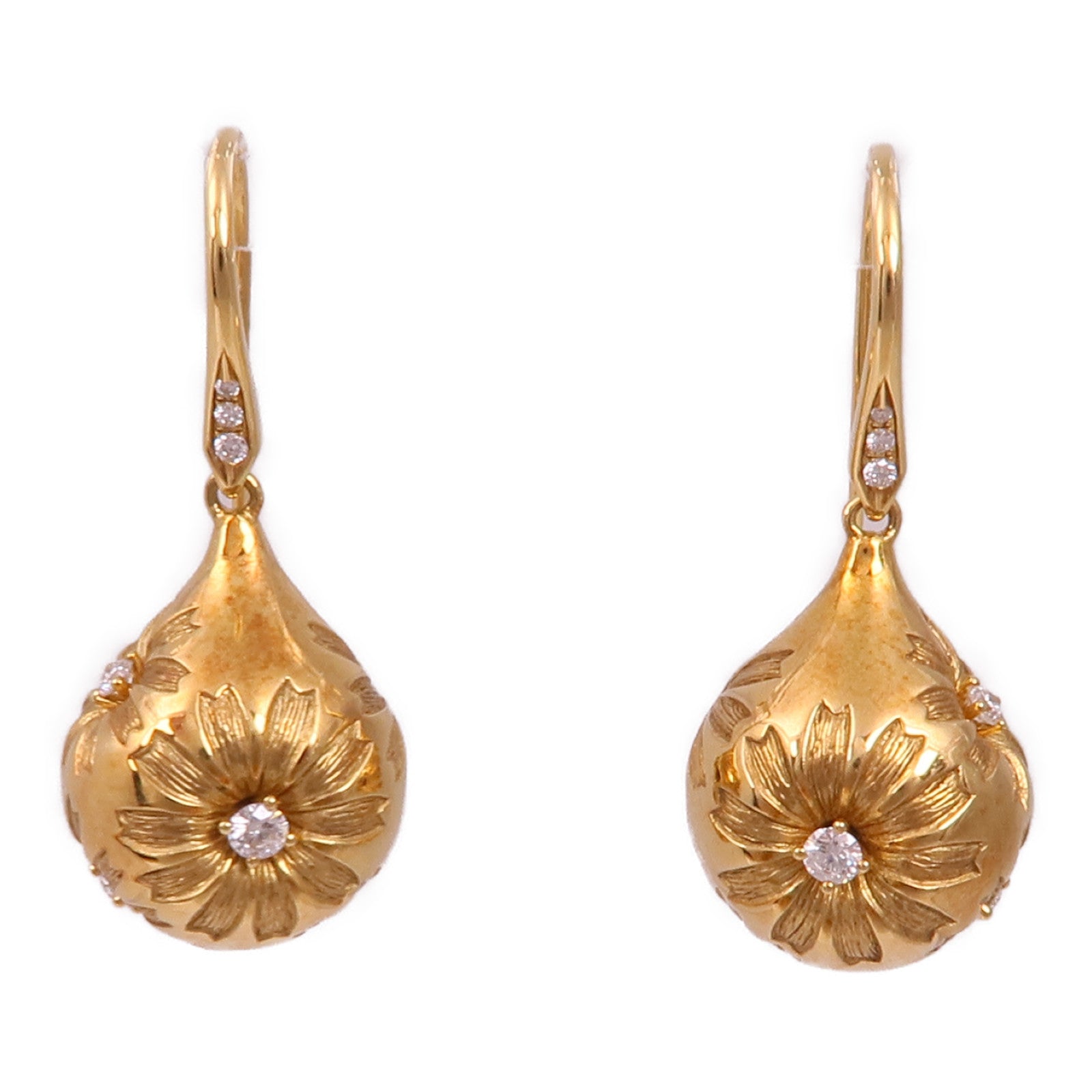 JEWELRY 18K黃金Diamond Earrings鑽石耳環