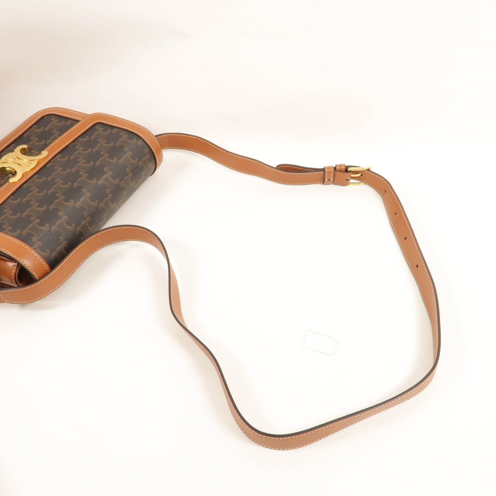 CELINE 塗層帆布Classique Triomphe肩背袋
