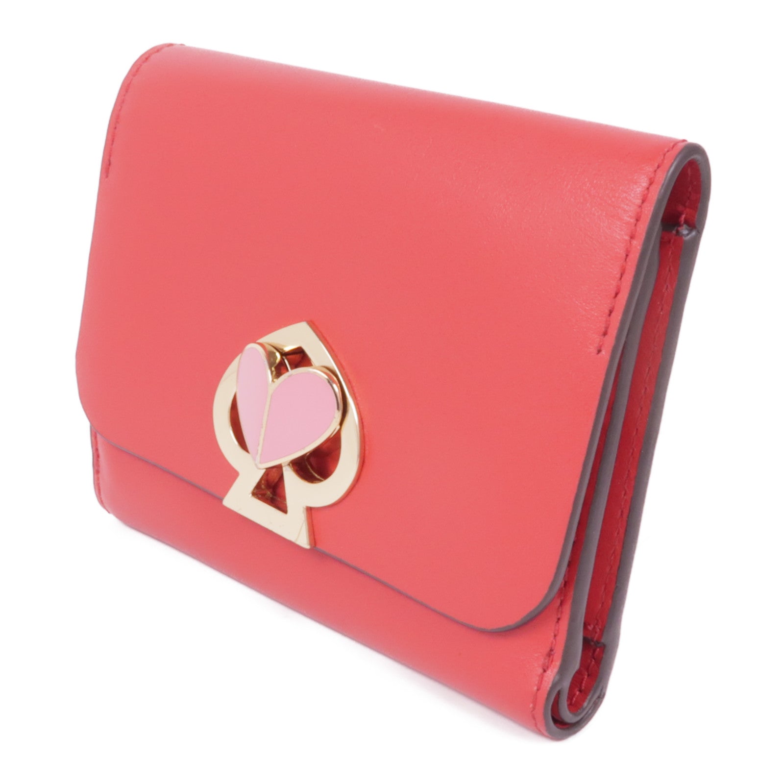Kate Spade 【激減優惠】牛皮皮革Wallet金扣錢包