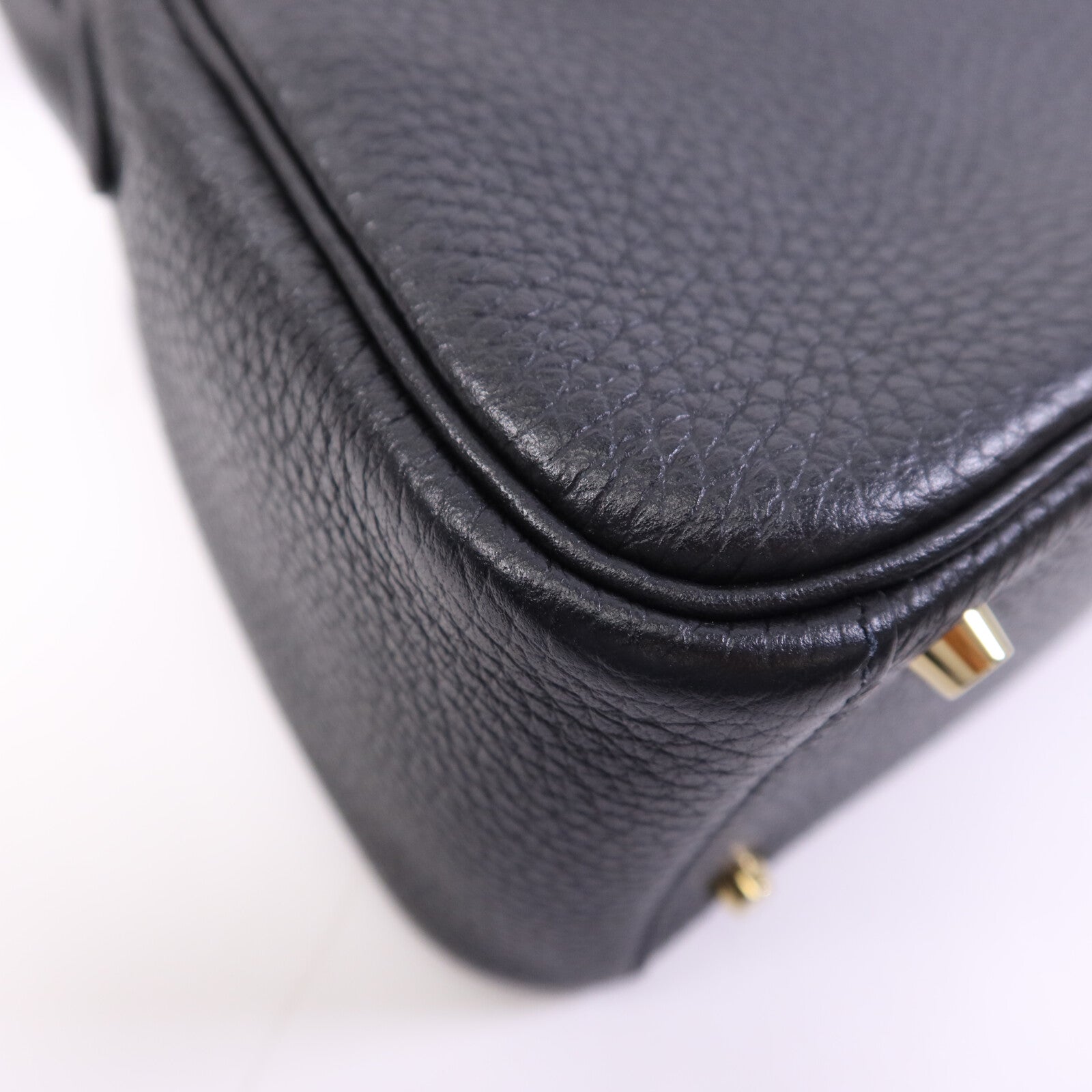HERMES Clemence皮革Mini Lindy金扣手挽肩背兩用袋Nior