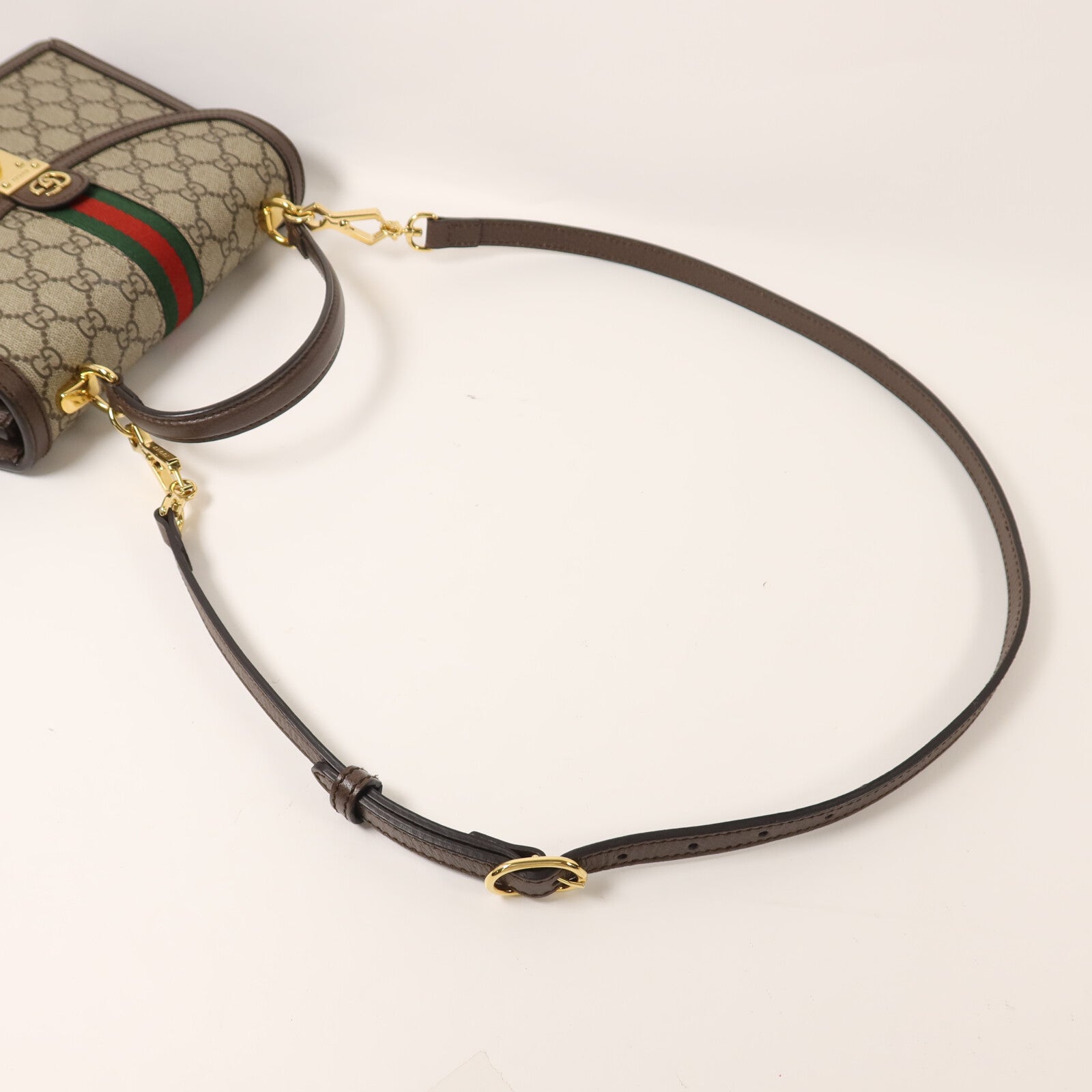 GUCCI 塗層帆布Top Handle手挽肩背兩用袋