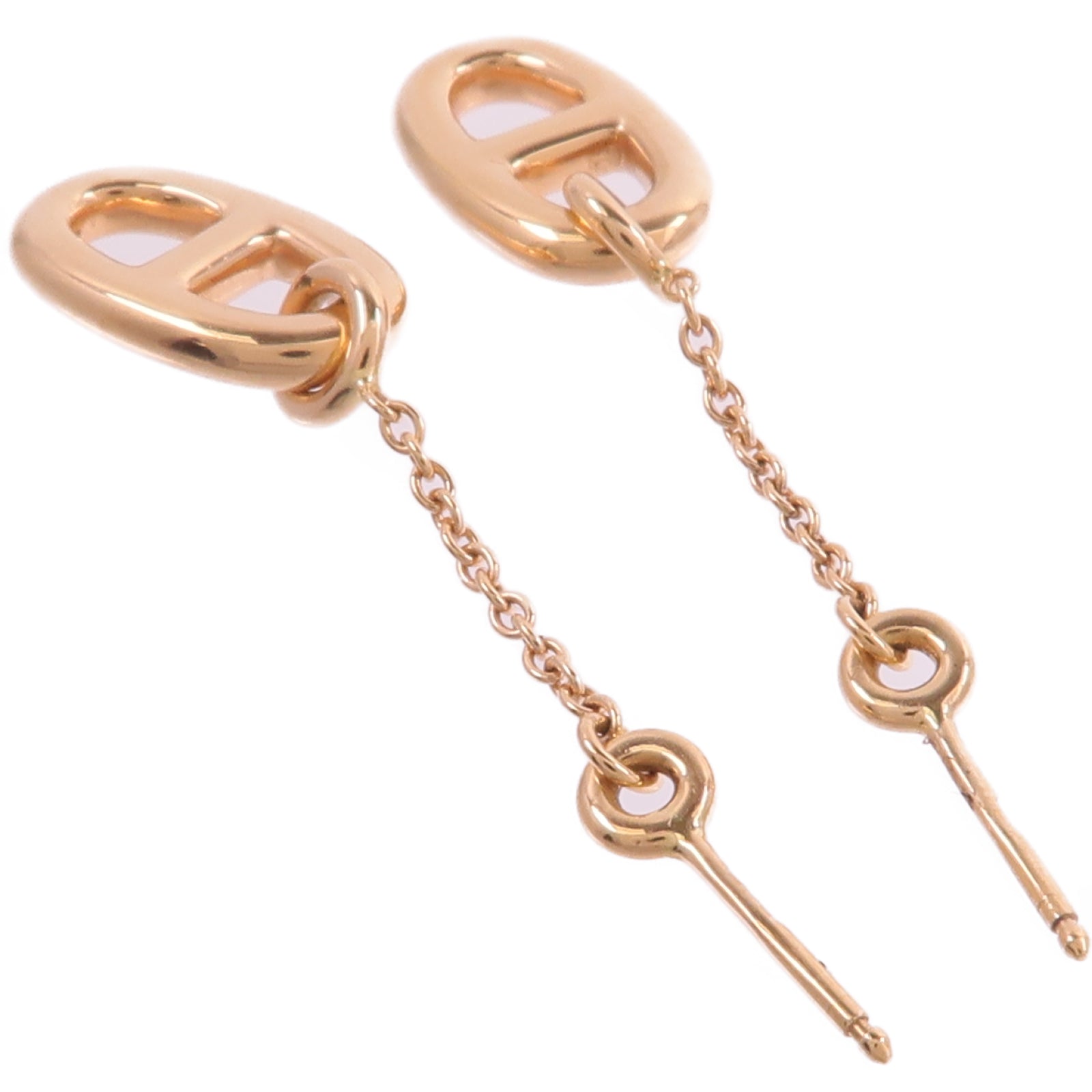 HERMES 18K玫瑰金Farandole Earrings耳環