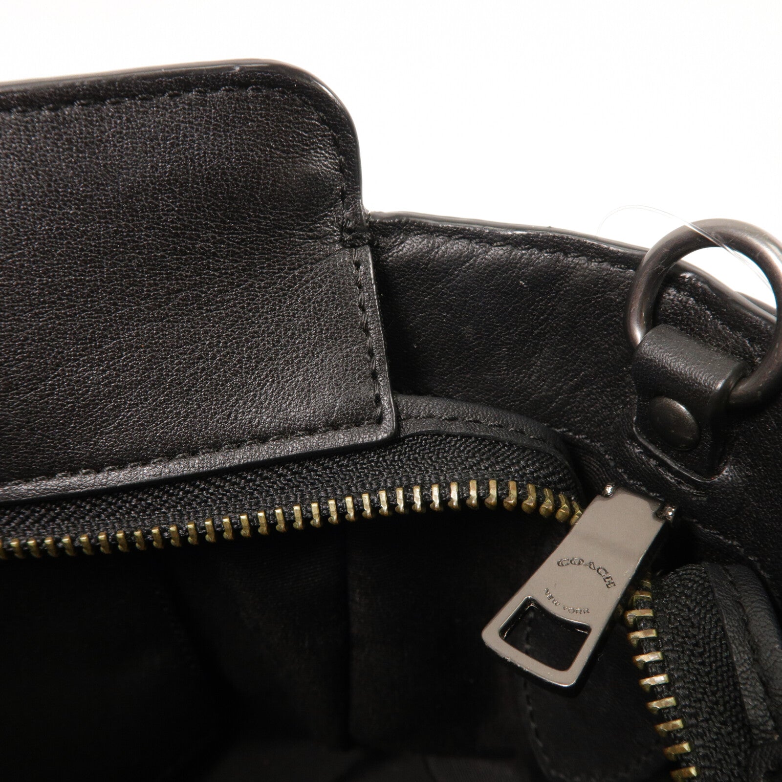 COACH 牛皮皮革2 Way Shoulder手挽肩背兩用袋