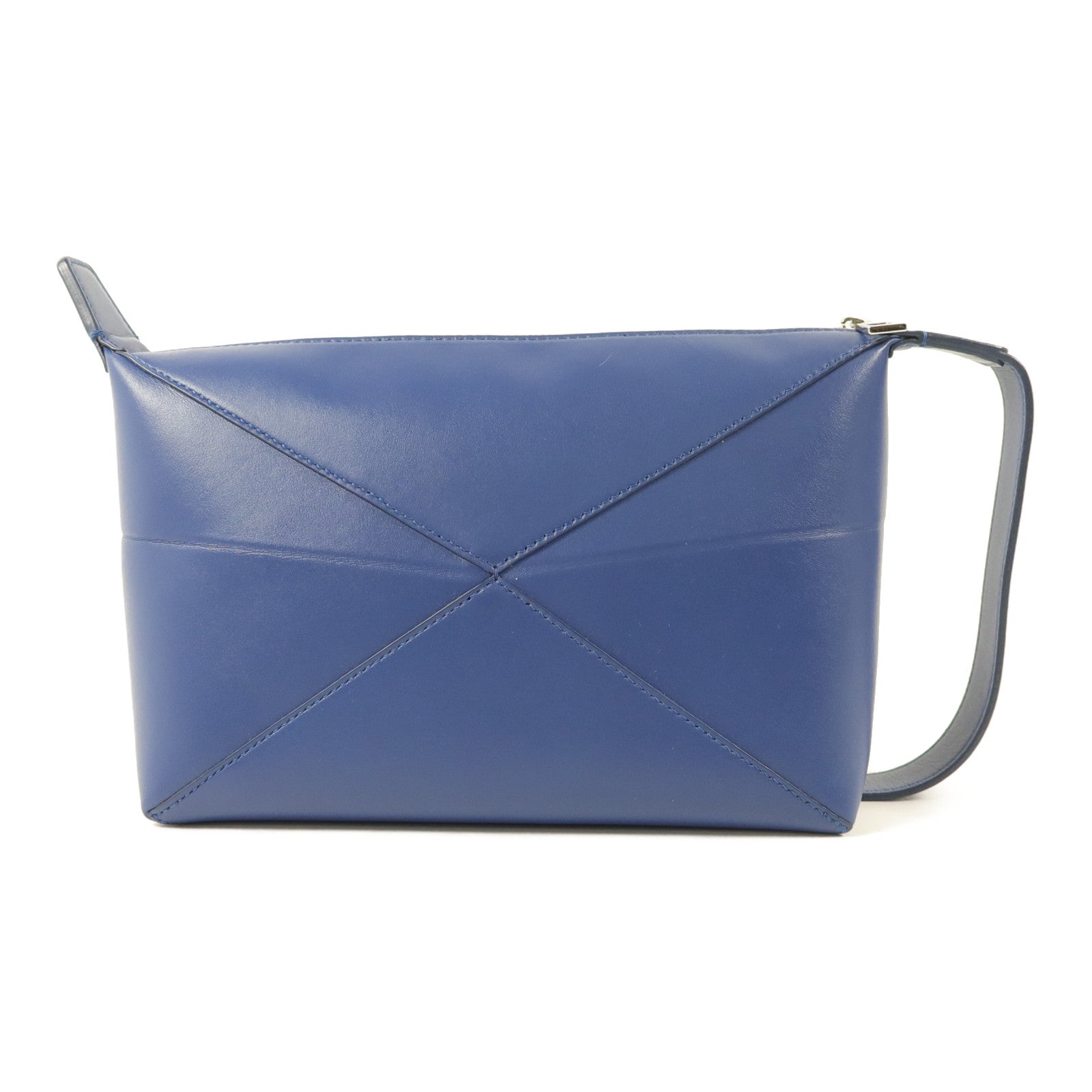 LOEWE 牛皮皮革Puzzle Fold Wash Bag手挽袋