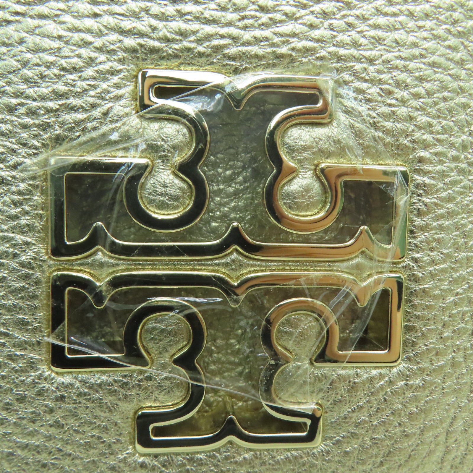 Tory Burch 牛皮皮革Shoulder Bag金扣肩背袋金色