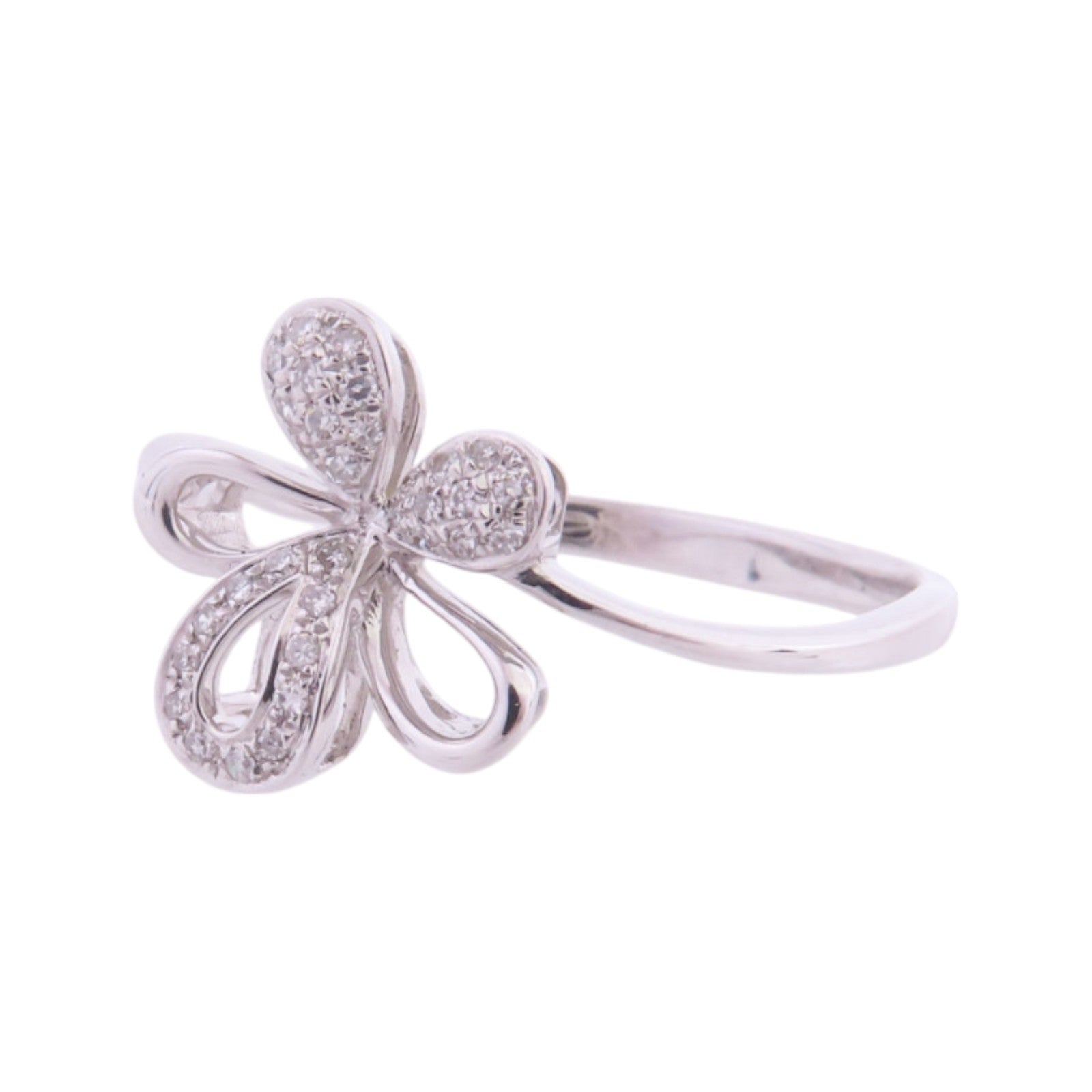 JEWELRY 14K白金Diamond Ring鑽石戒指US#8.75