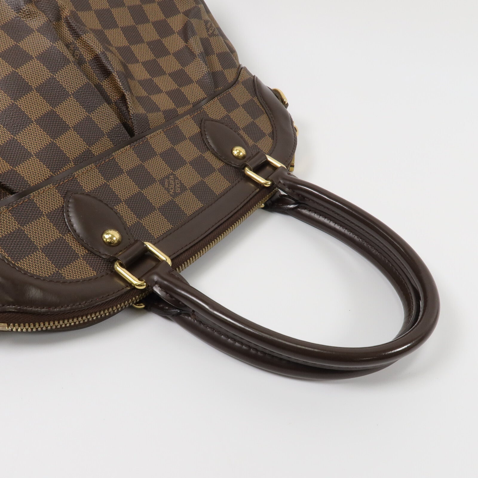 LOUIS VUITTON Damier Trevi手挽肩背兩用袋