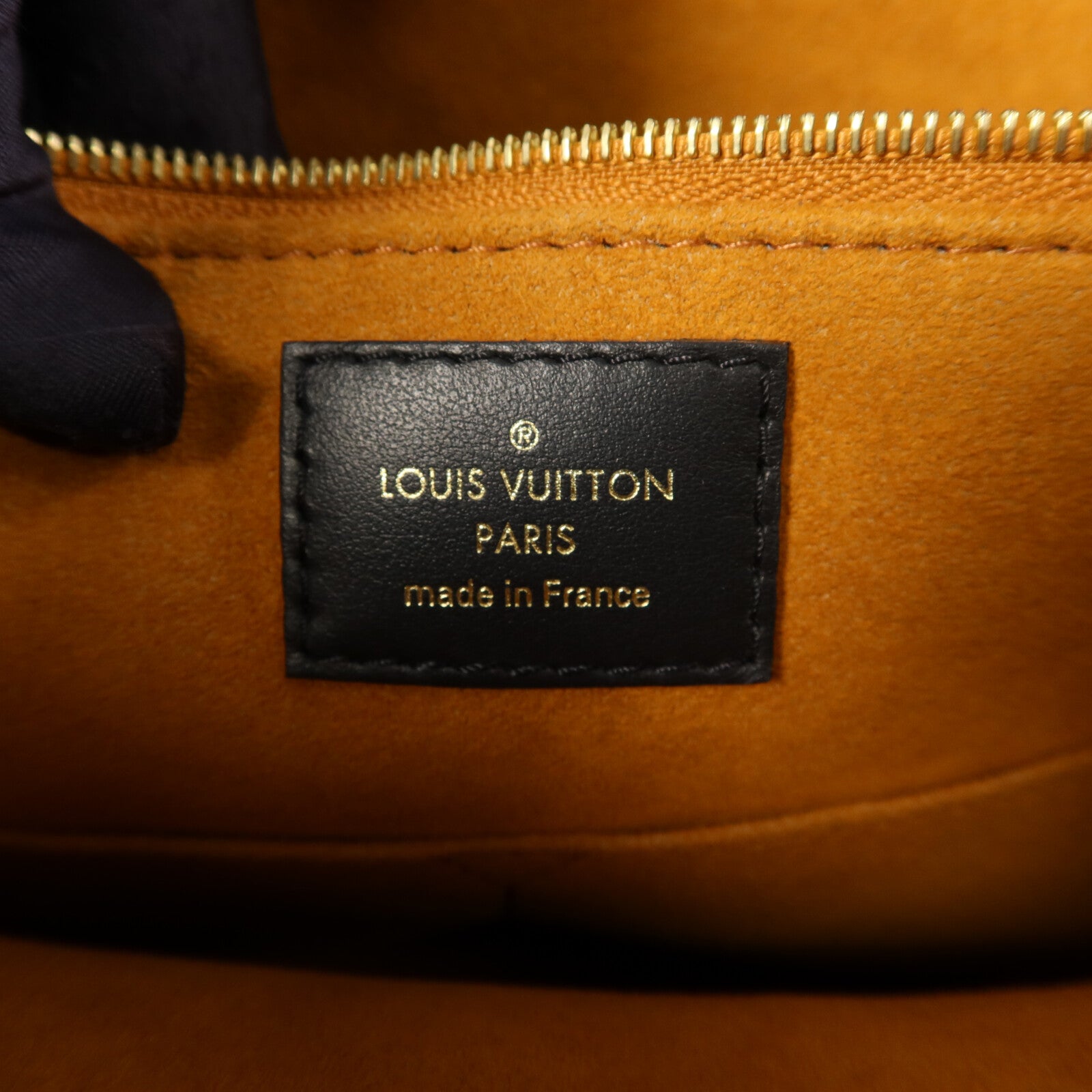 LOUIS VUITTON Monogram Empreinte On The Go MM金扣手挽肩背兩用袋