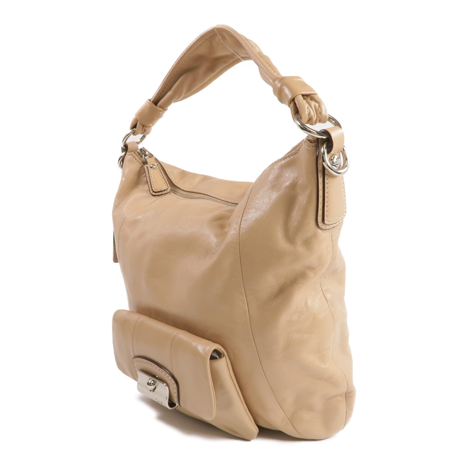 COACH 牛皮皮革手挽肩背兩用袋