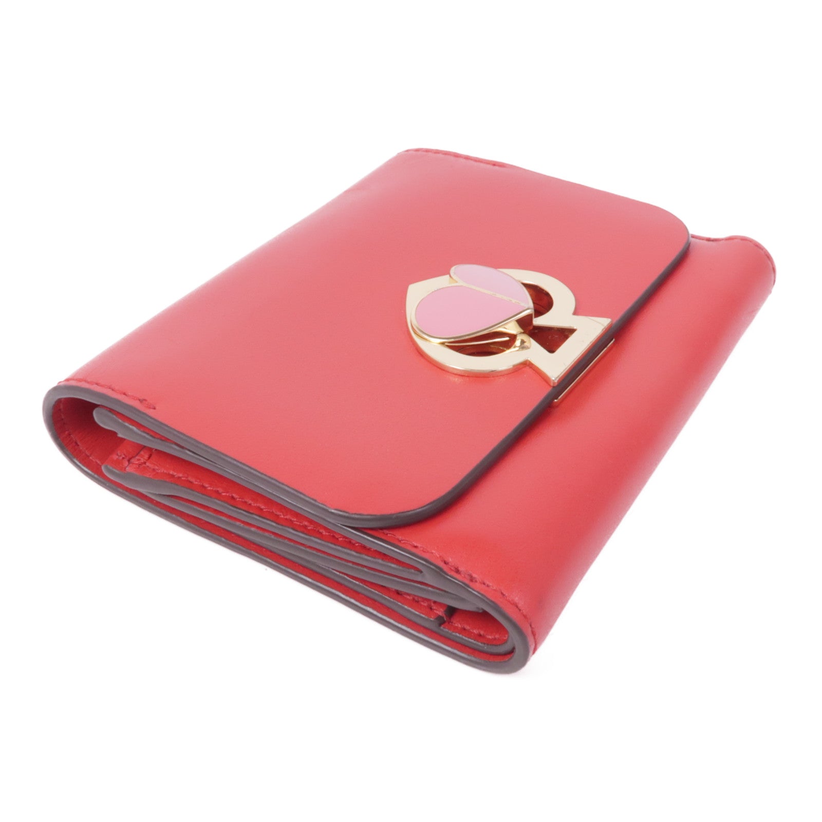 Kate Spade 【激減優惠】牛皮皮革Wallet金扣錢包