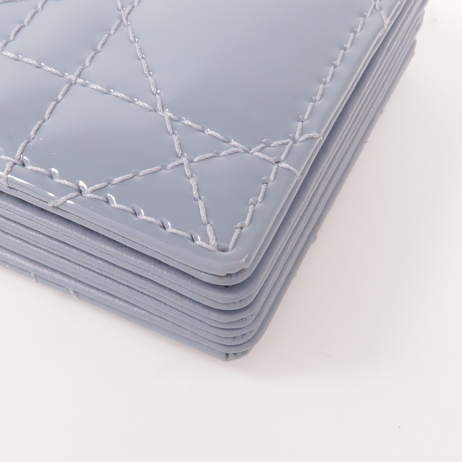 Dior 漆皮皮革Card Case金扣卡片套